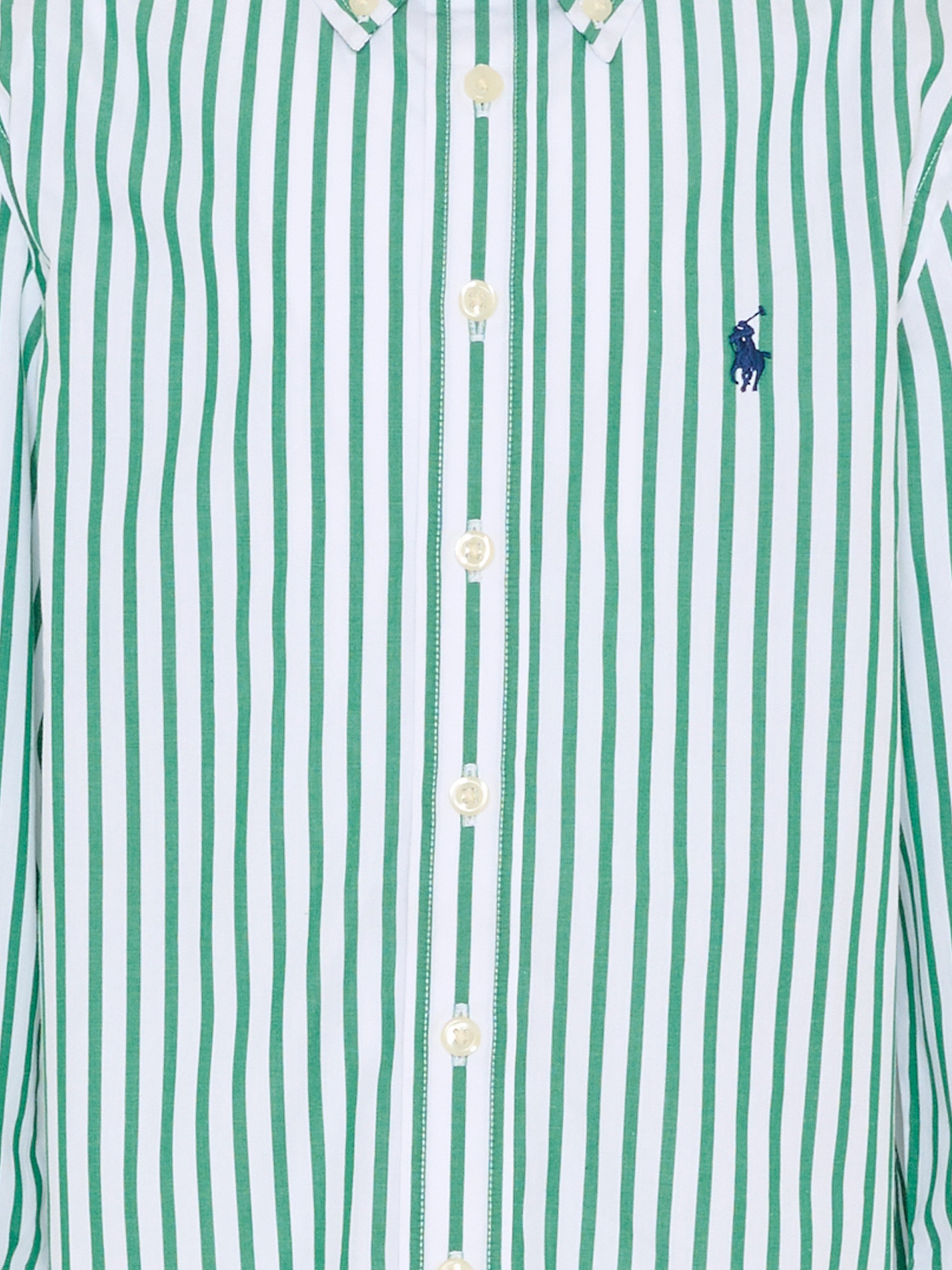 Camicia verde per bambino con cavallino,Ralph Lauren Kids,979319501