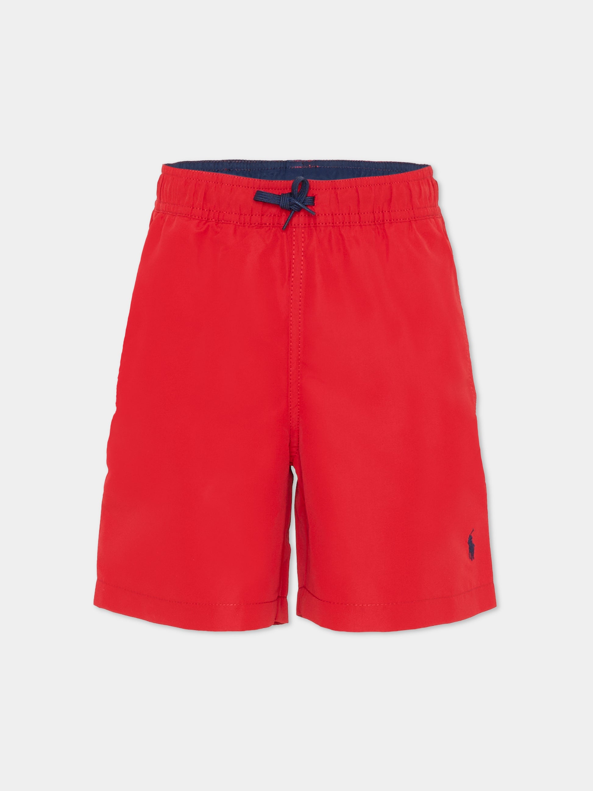 Boxer mare rosso per bambino con cavallino,Ralph Lauren Kids,957810001