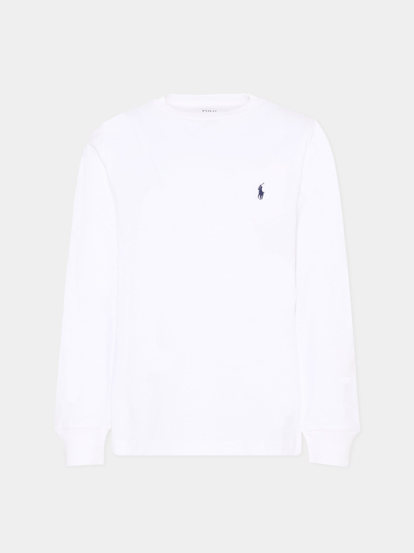 T-shirt a manica lunga bianca per bambino con Polo Pony,Ralph Lauren Kids,A95737002
