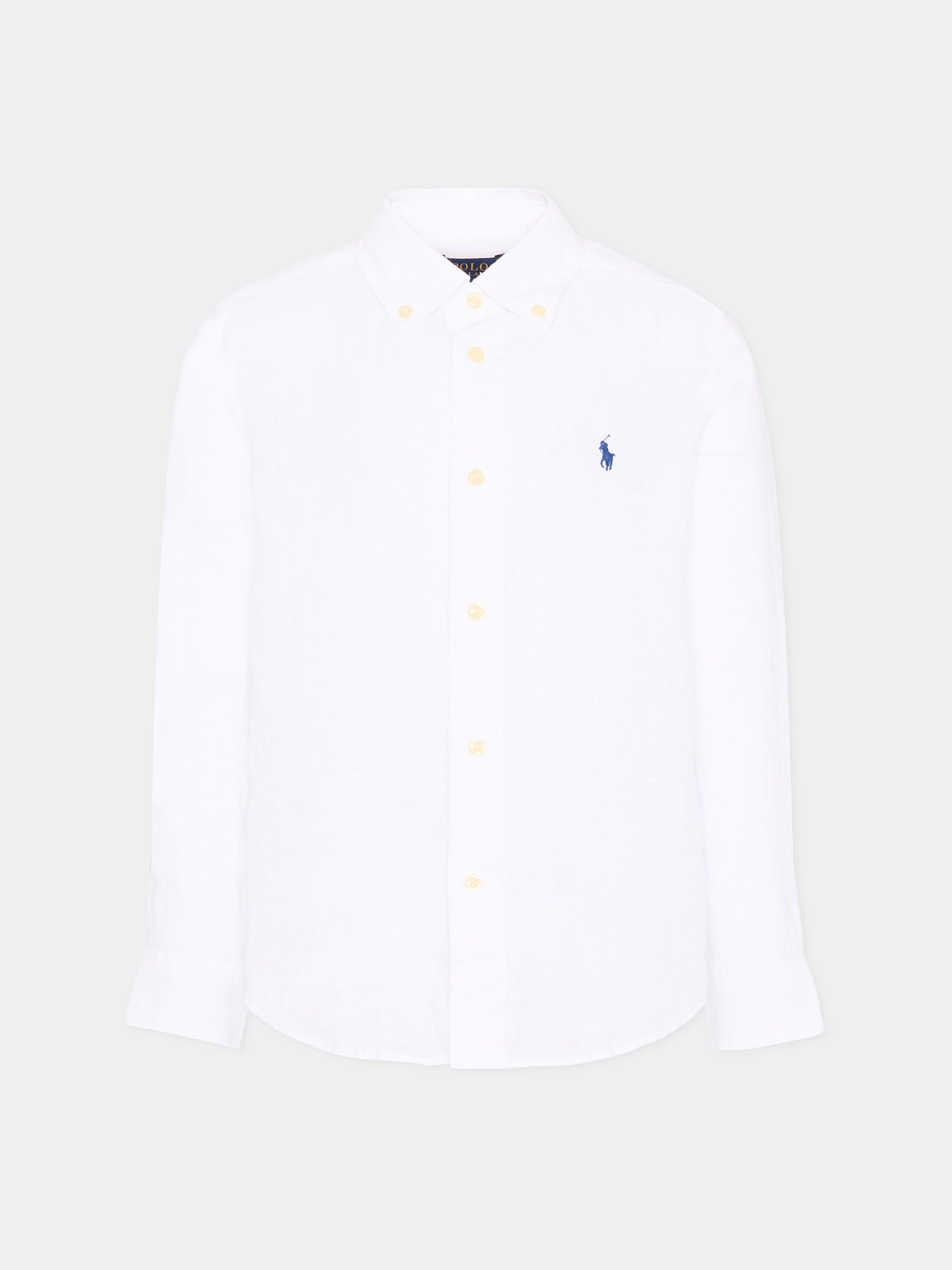 Camicia bianca per bambino con Polo Pony,Ralph Lauren Kids,967600003