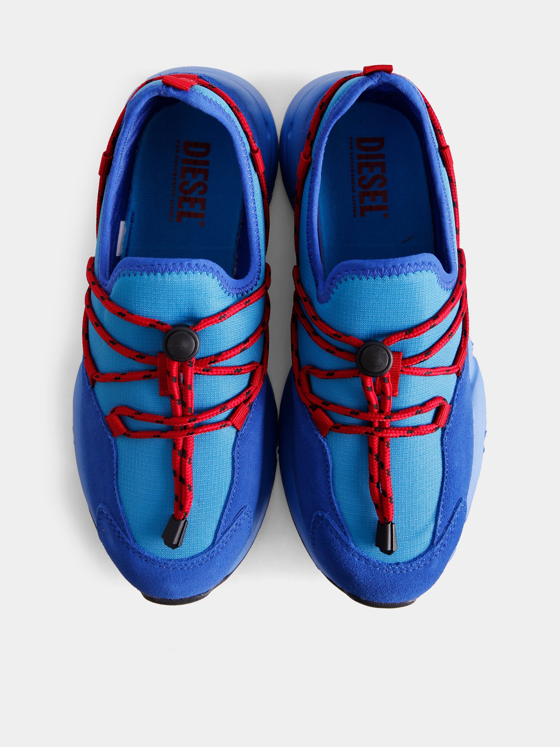 Sneakers azzurre per bambini con logo,Diesel,BC0559 P6305 HA097