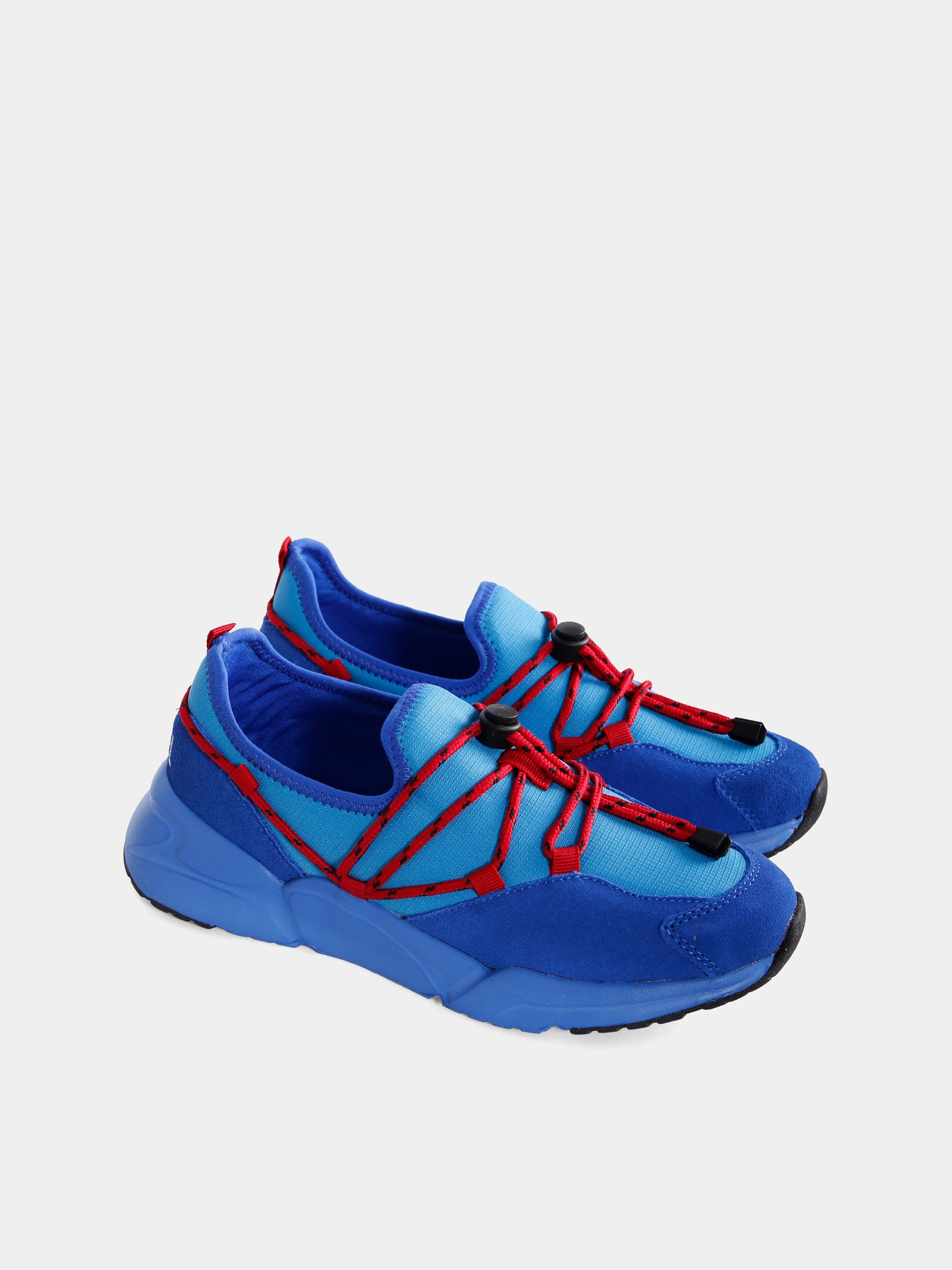 Sneakers azzurre per bambini con logo,Diesel,BC0559 P6305 HA097