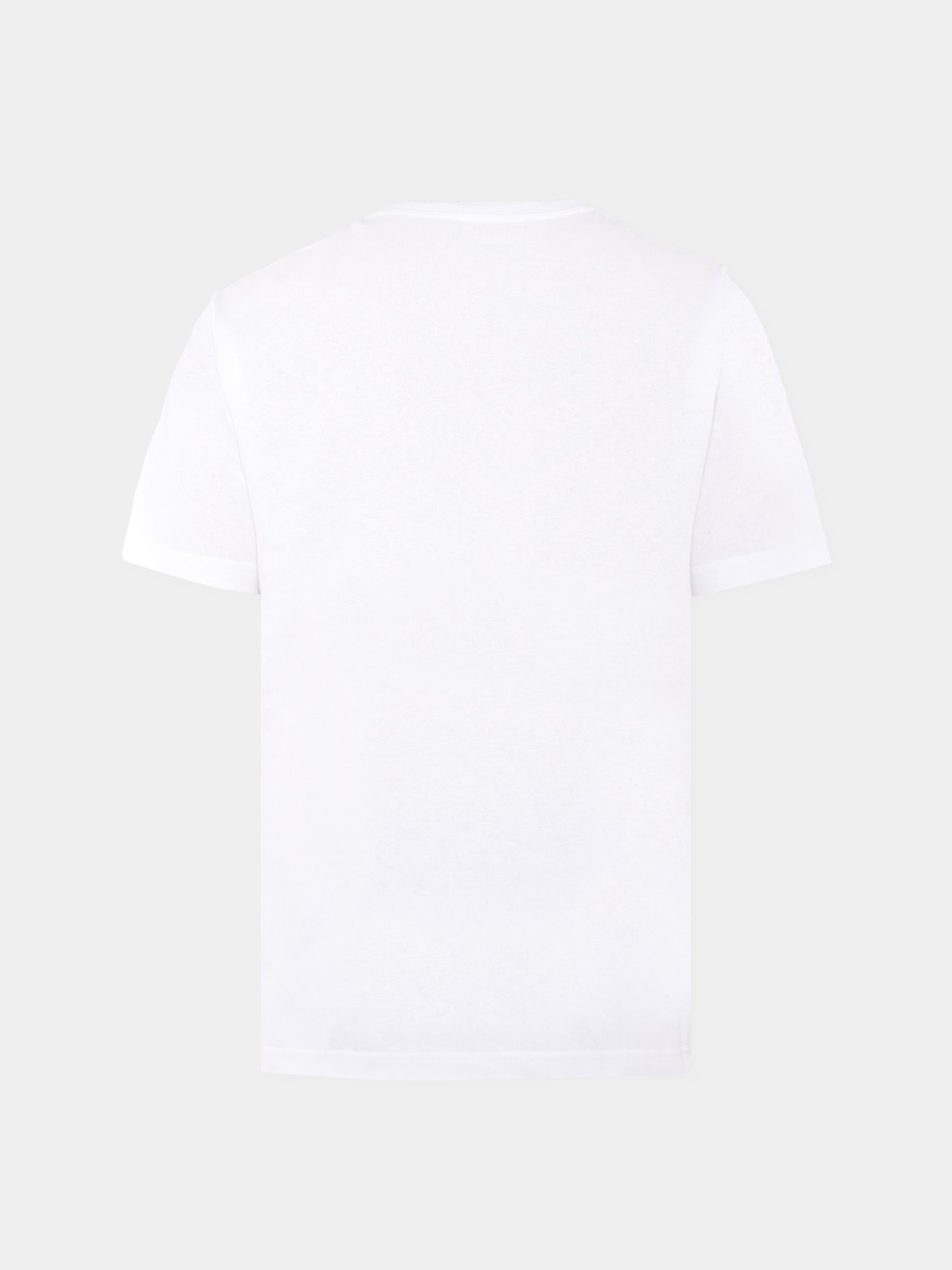 T-shirt bianca per bambino con logo,Diesel,J01788 0BEAF K100