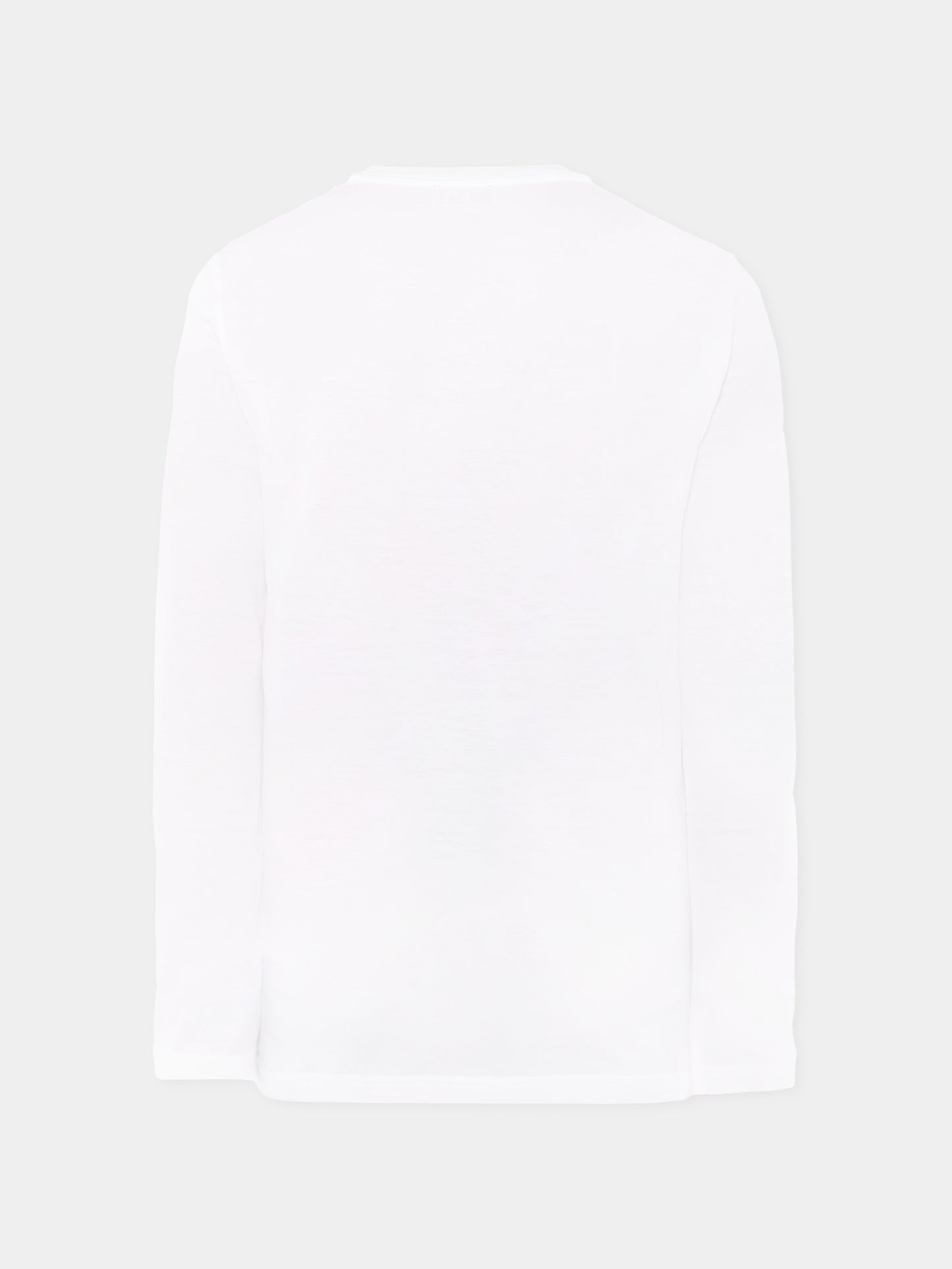 T-shirt bianca per bambino con logo,Diesel,J02032 00YI9 K100