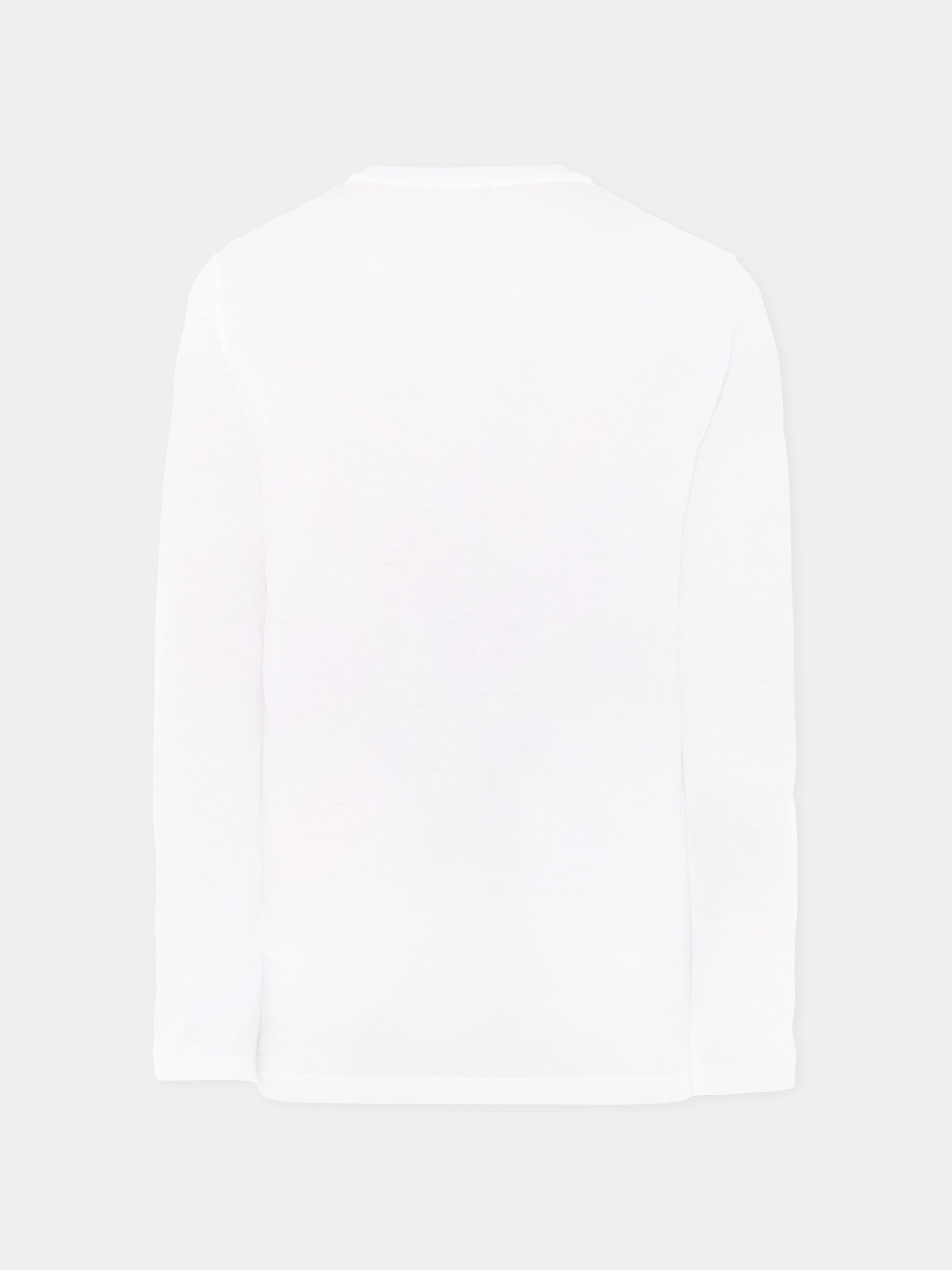 T-shirt bianca per bambino con logo,Diesel,J02032 00YI9 K100