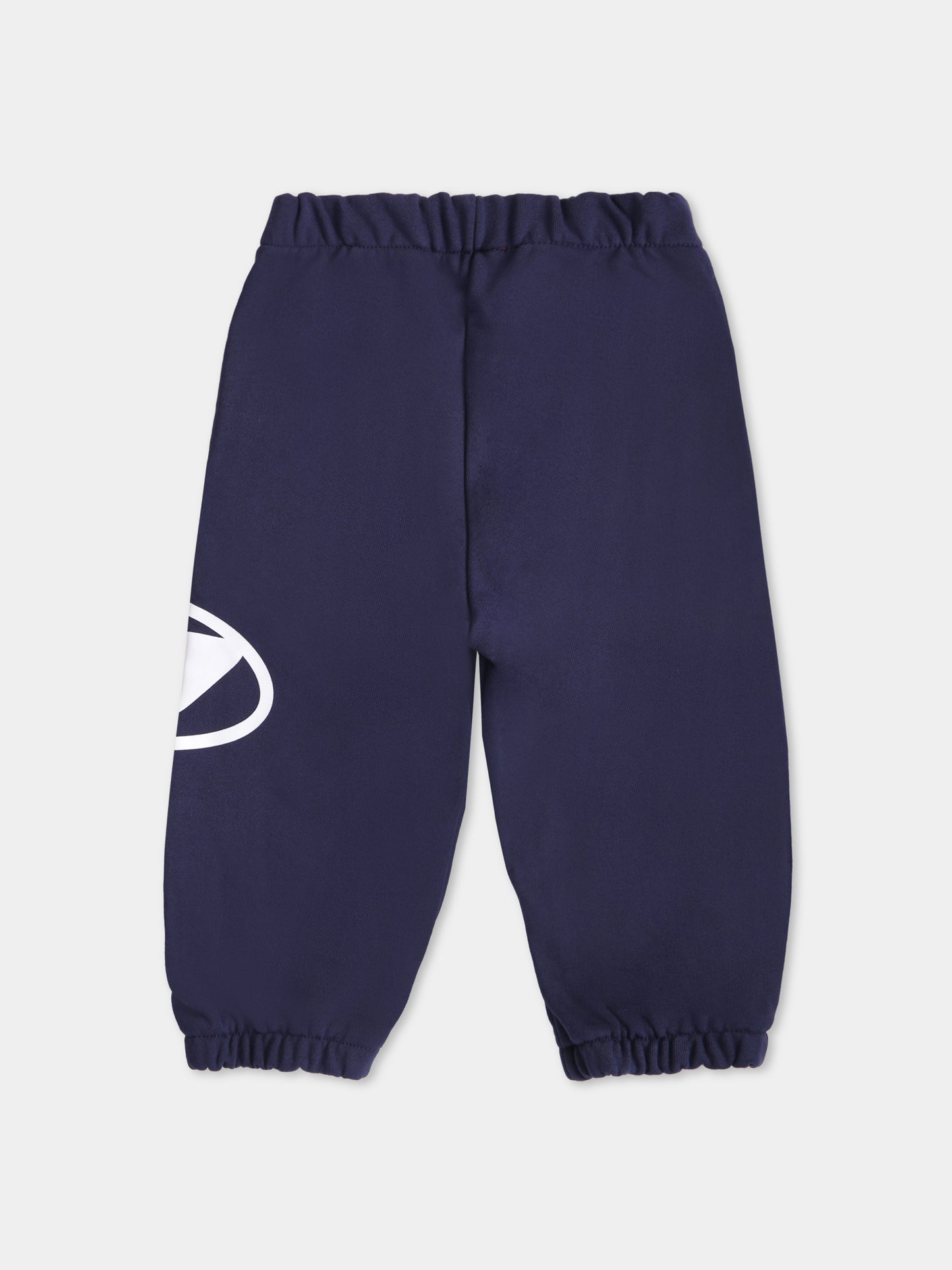 Pantaloni blu per neonato con logo,Diesel,K00506 KYAVF K8AT