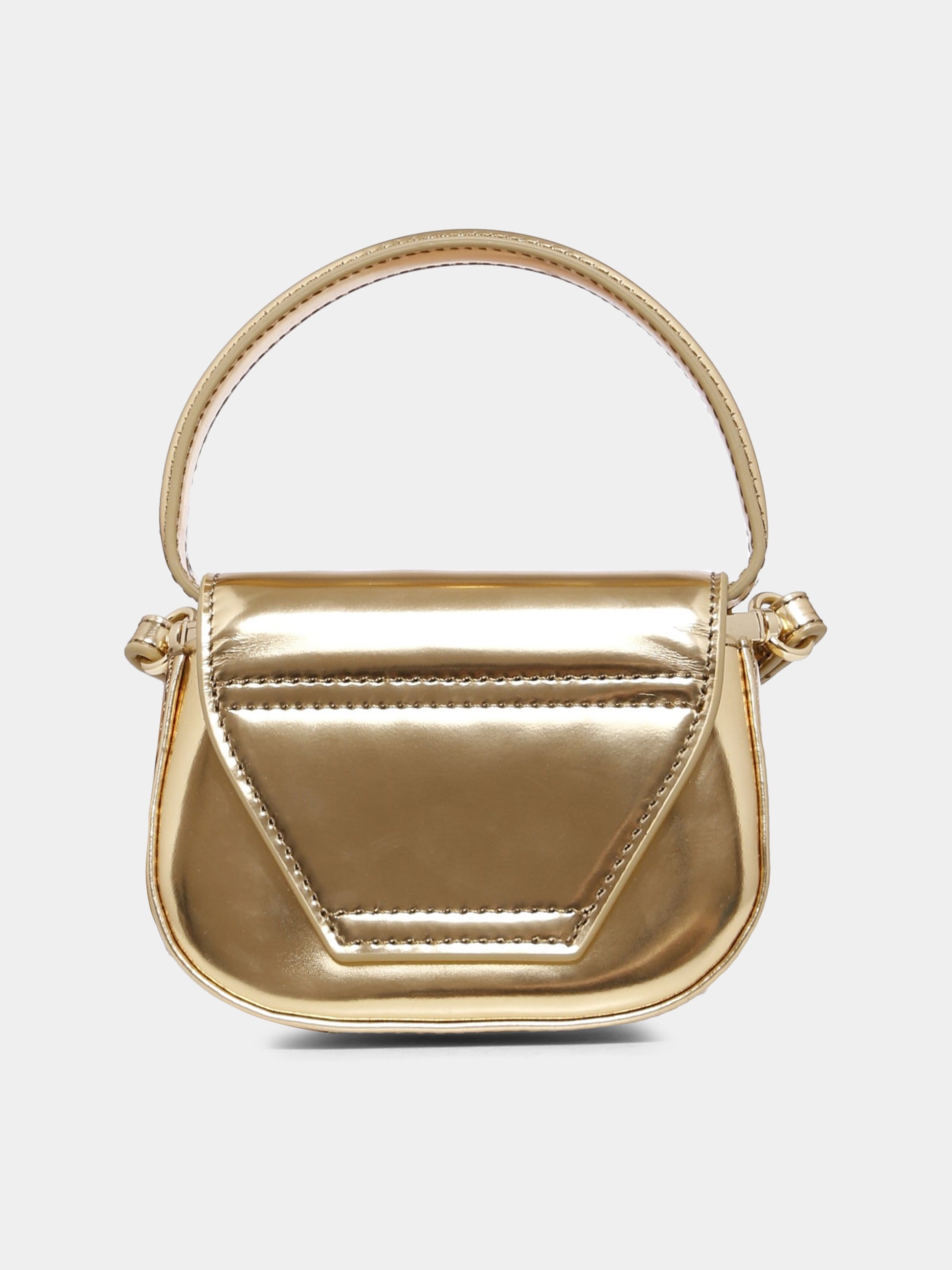Borsa oro per bambina con logo,Diesel,J01572 PS202 H0500