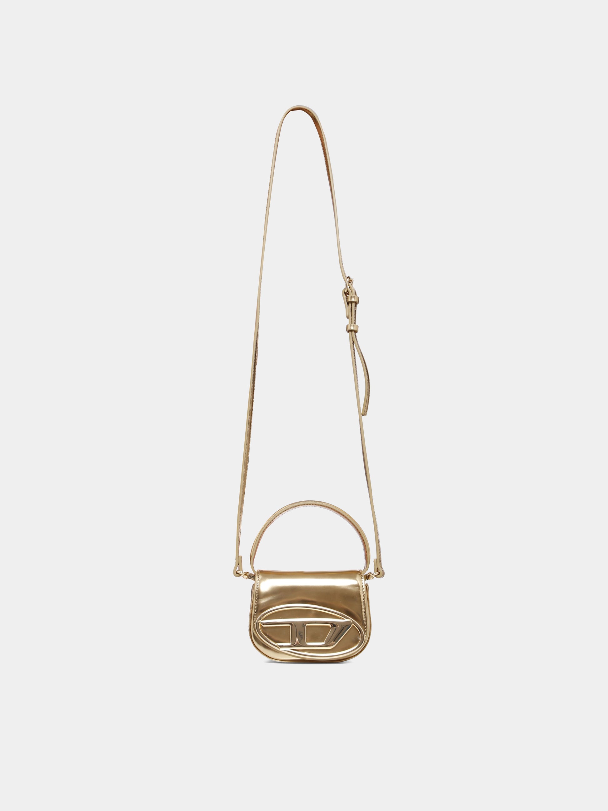 Borsa oro per bambina con logo,Diesel,J01572 PS202 H0500