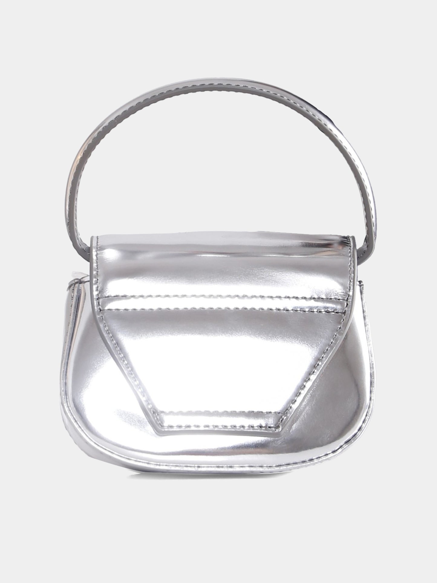 Borsa argento per bambina con logo,Diesel,J01572 PS202 H0535