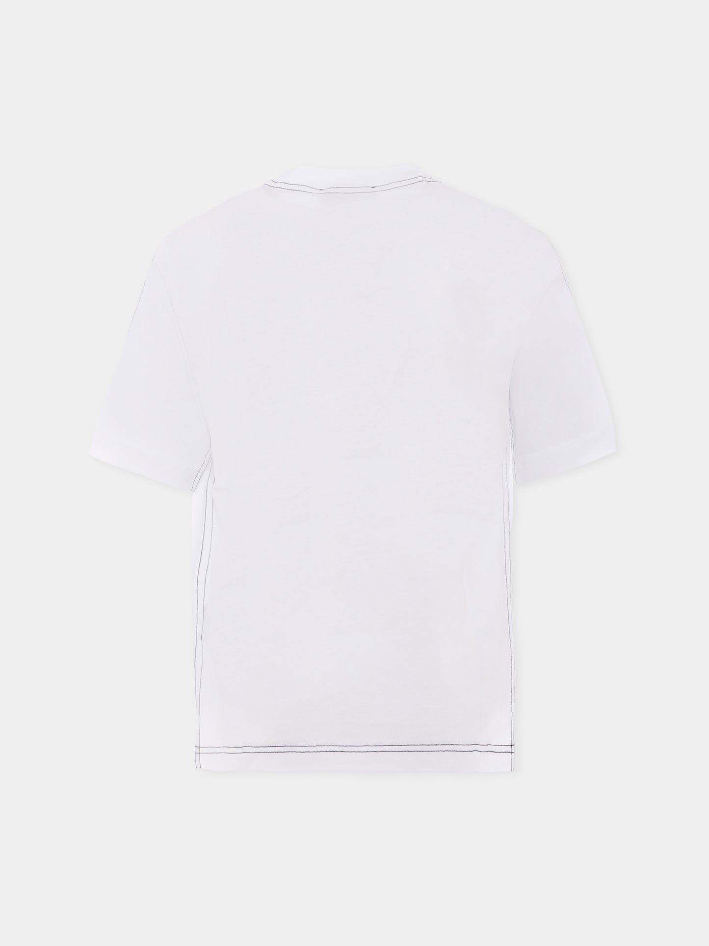 T-shirt bianca per bambino con scorpione,N°21 Kids,N21948 N0199 0N100