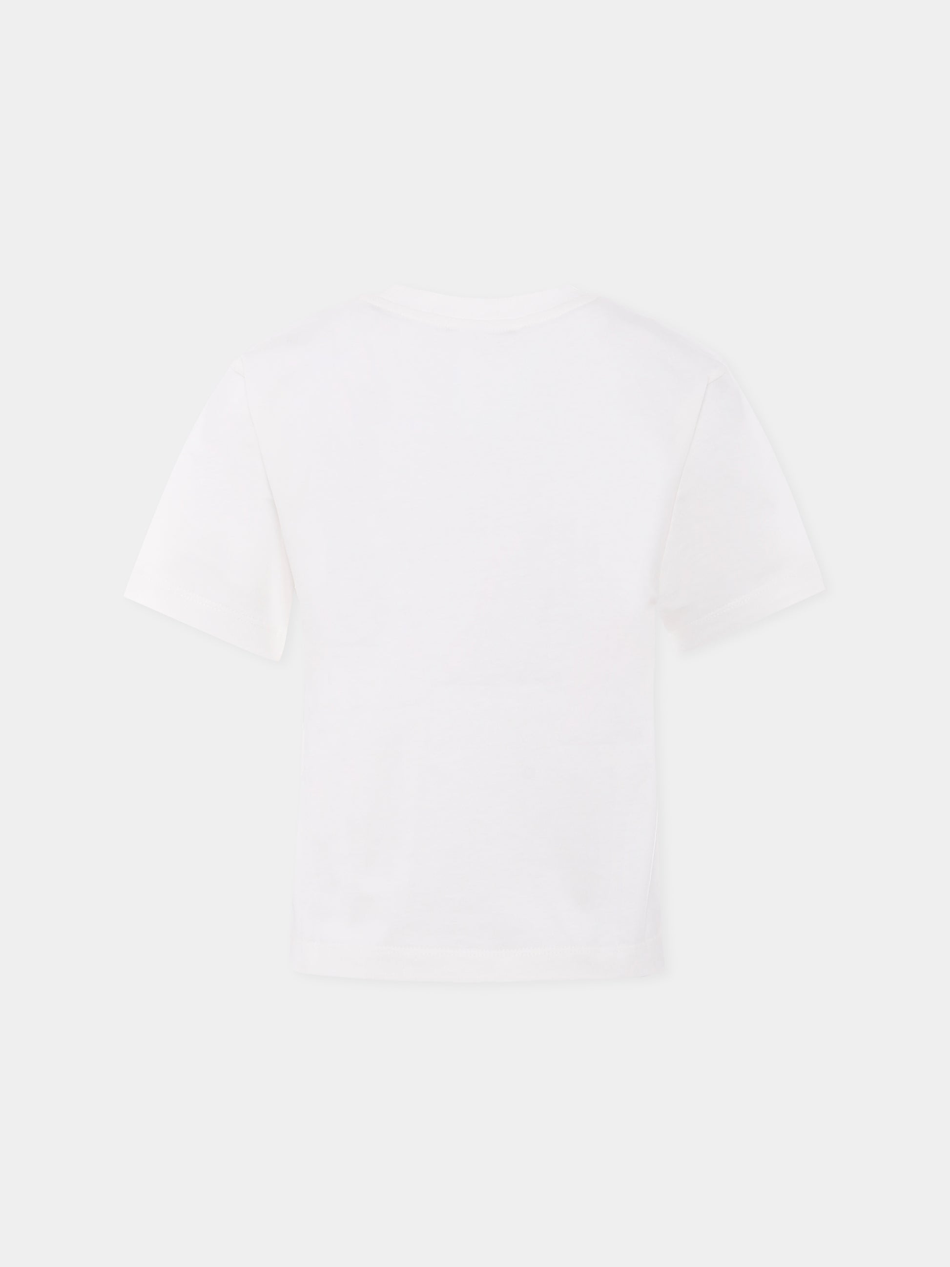 T-shirt avorio per bambina con Teddy Bear e cuore,Moschino Kids,HHM060 LAA02 10063