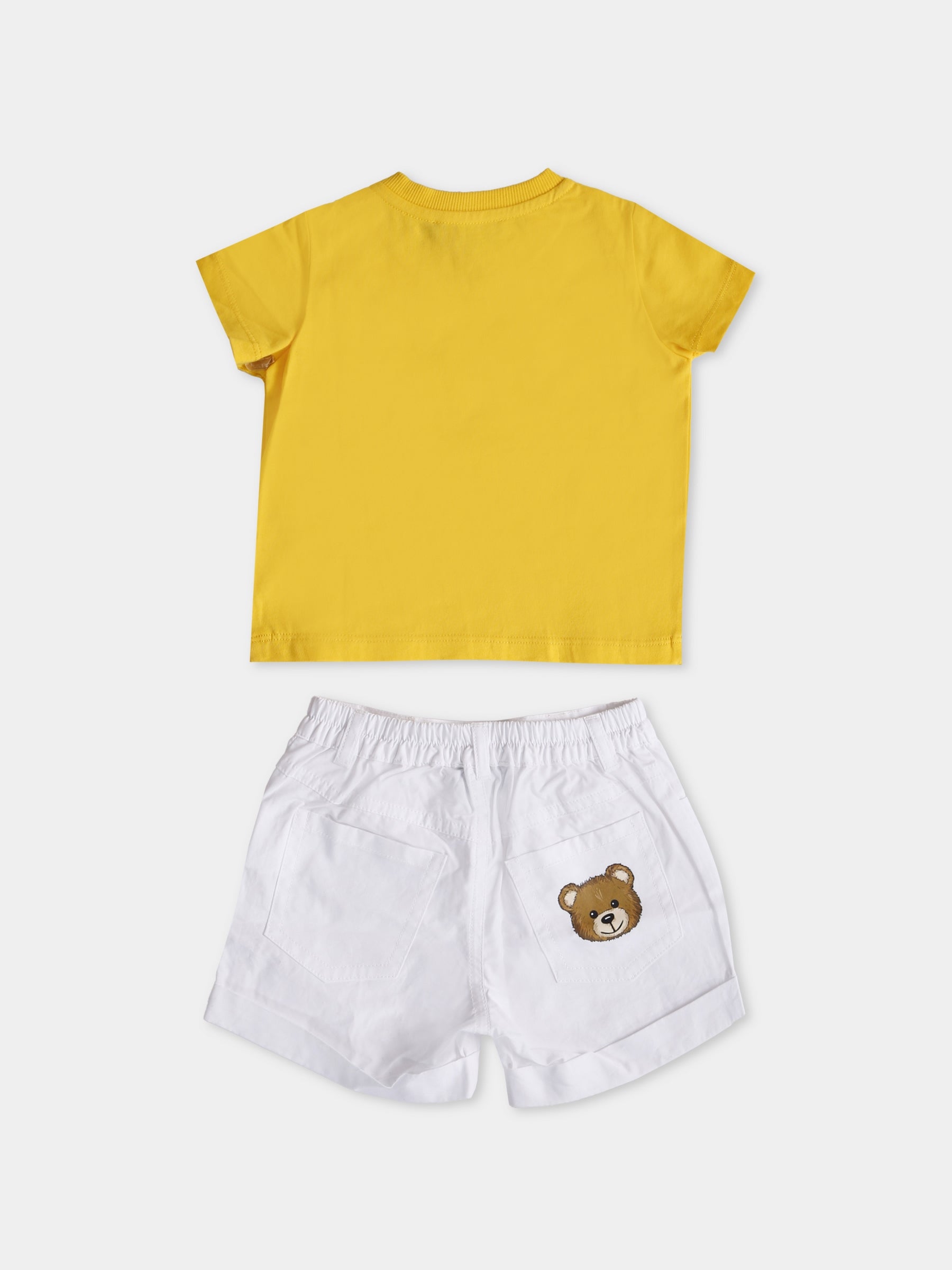 Completo multicolor per neonato con Teddy Bear,Moschino Kids,MNG00A LLA03 82673
