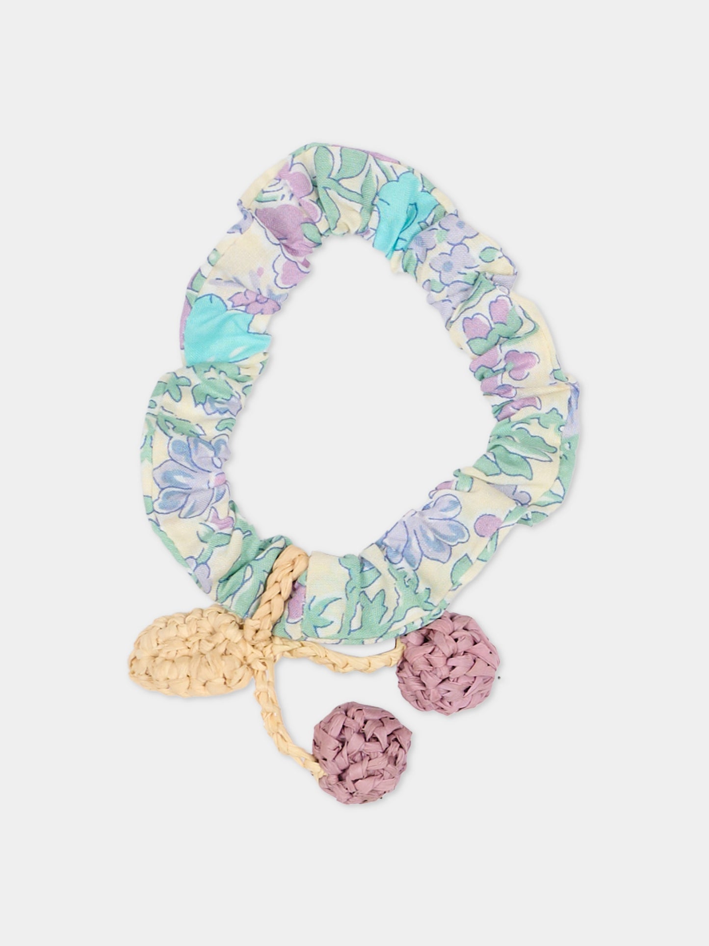 Elastico multicolor per bambina con ciliegie,Bonpoint,C06GHAW00002 556