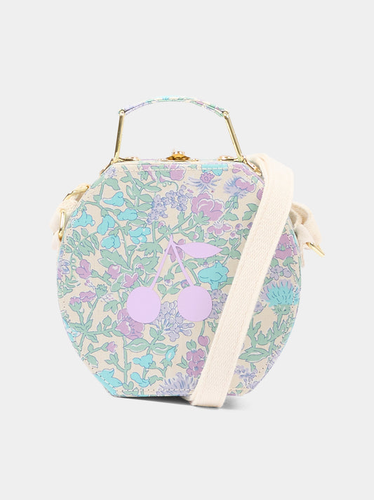Borsa multicolor per bambina con ciliegie,Bonpoint,C06GBAW00003 556
