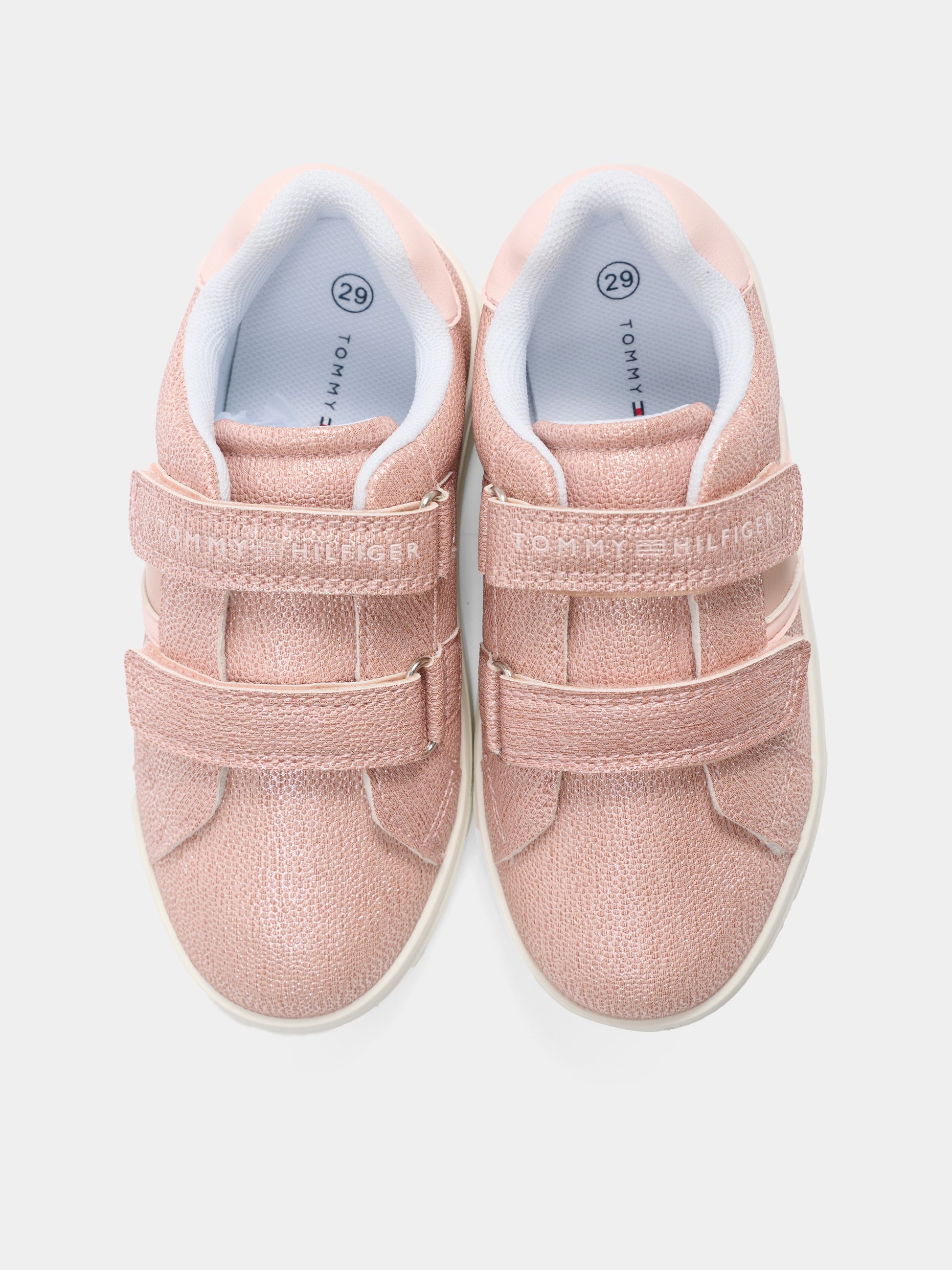 Sneakers rosa per neonata e bambina con logo,Tommy Hilfiger Junior,T1A9 34232 0745302