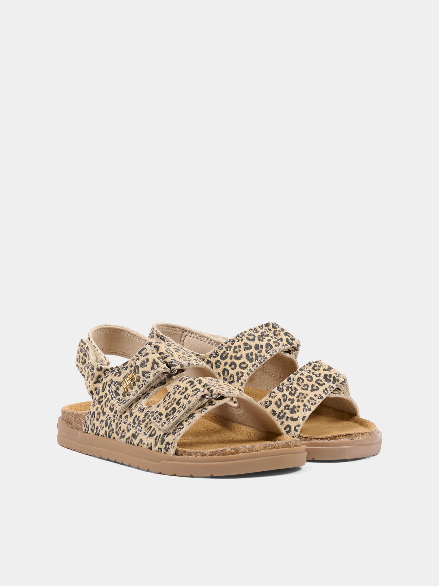 Sandali multicolor per bambina con logo,Tommy Hilfiger Junior,T3A2 34306 1901500