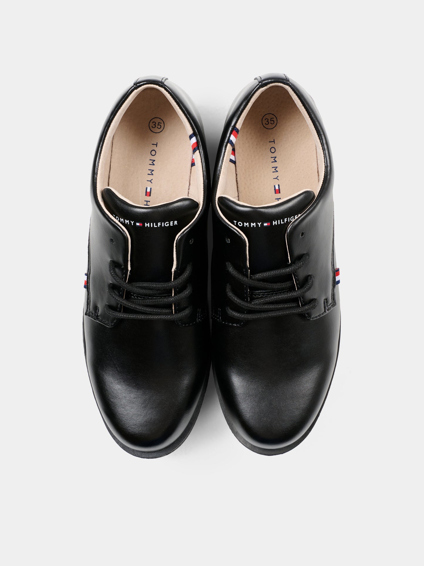 Stringate nere per bambino con logo,Tommy Hilfiger Junior,T3B4 33174 1355999