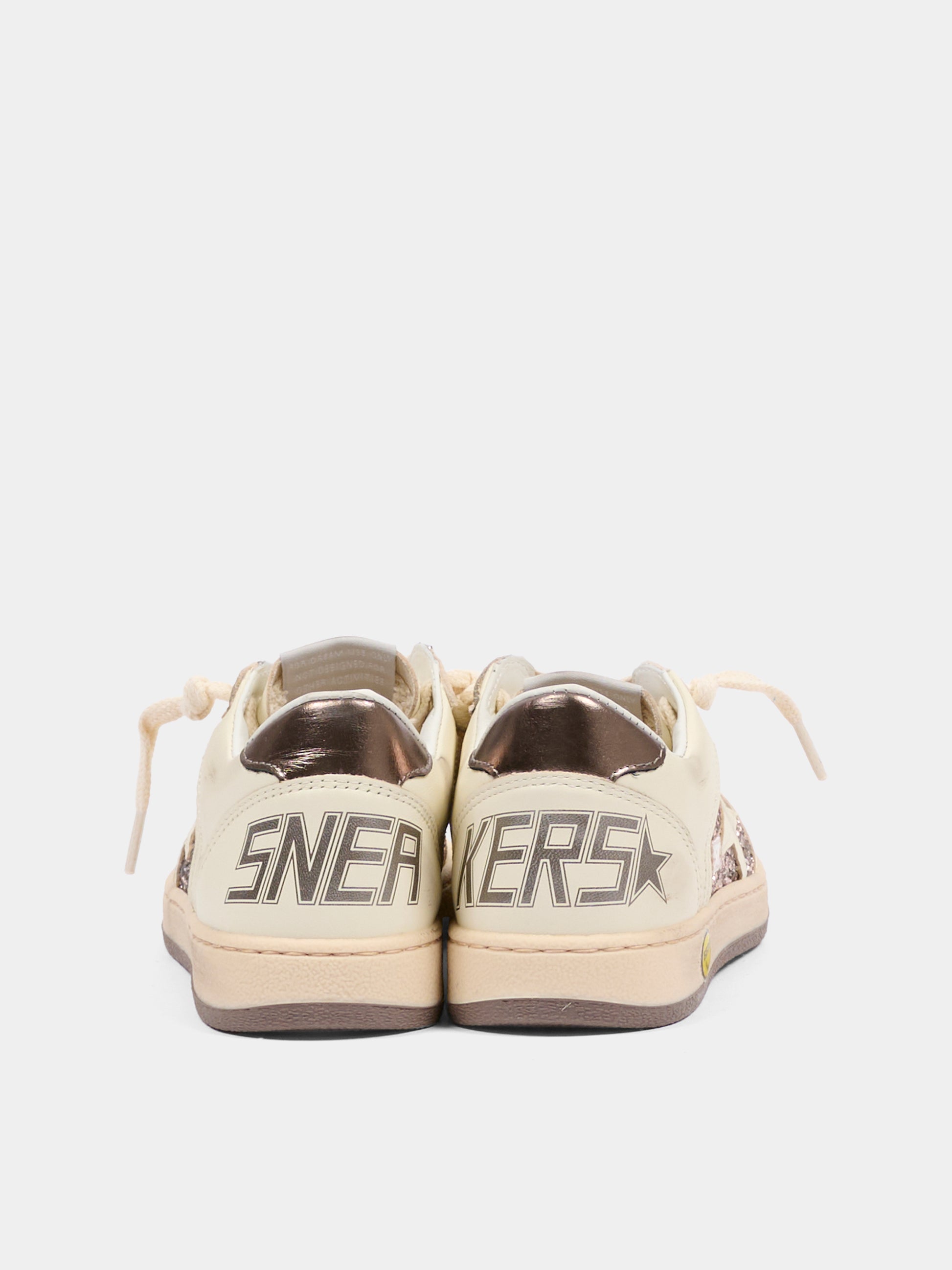 Sneakers Ball Star per bambina con logo,Golden Goose,GYF00327 F008049 82179