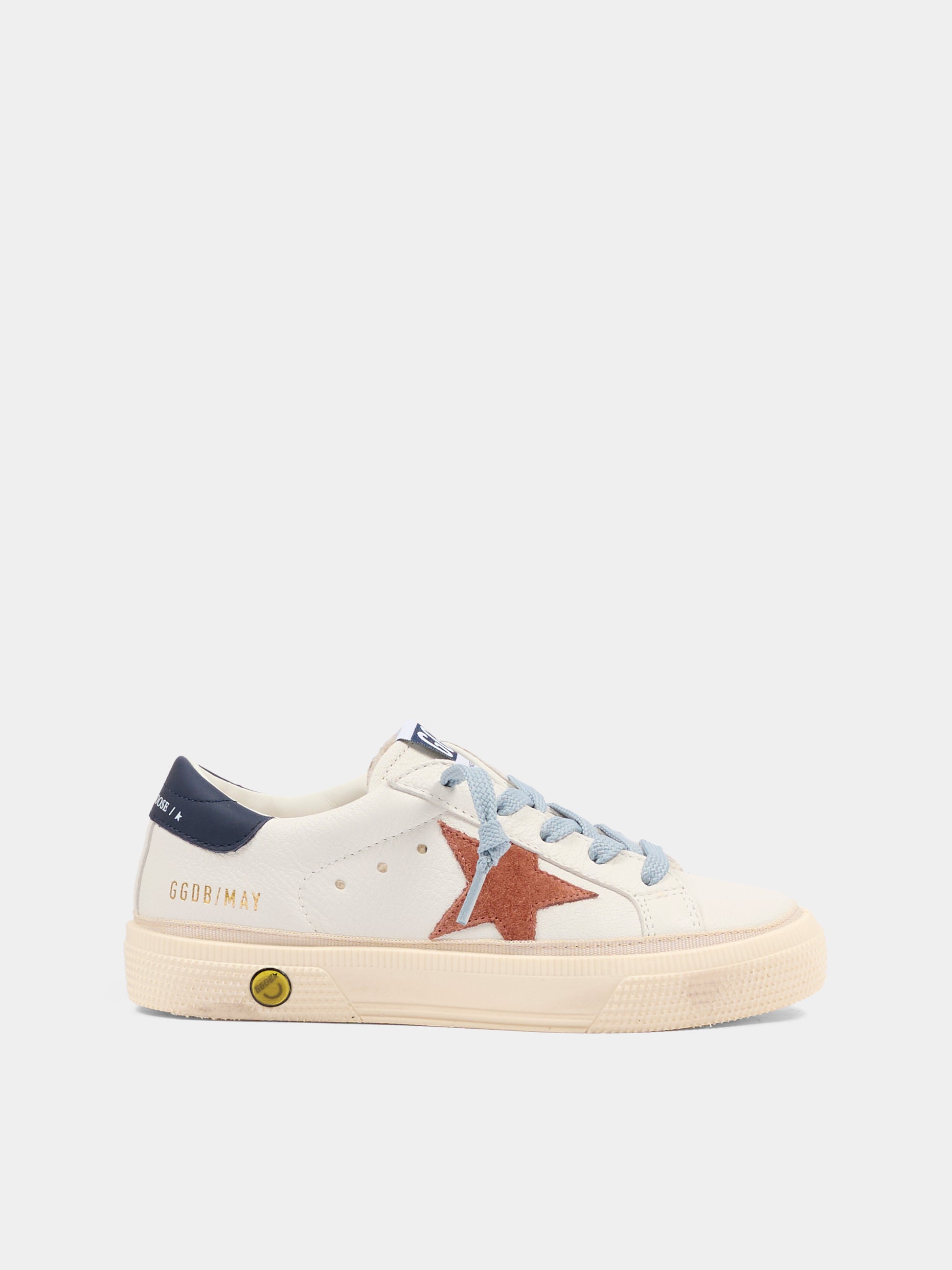 Sneakers May multicolor per bambino con stella,Golden Goose,GYF01033 F008061 10575