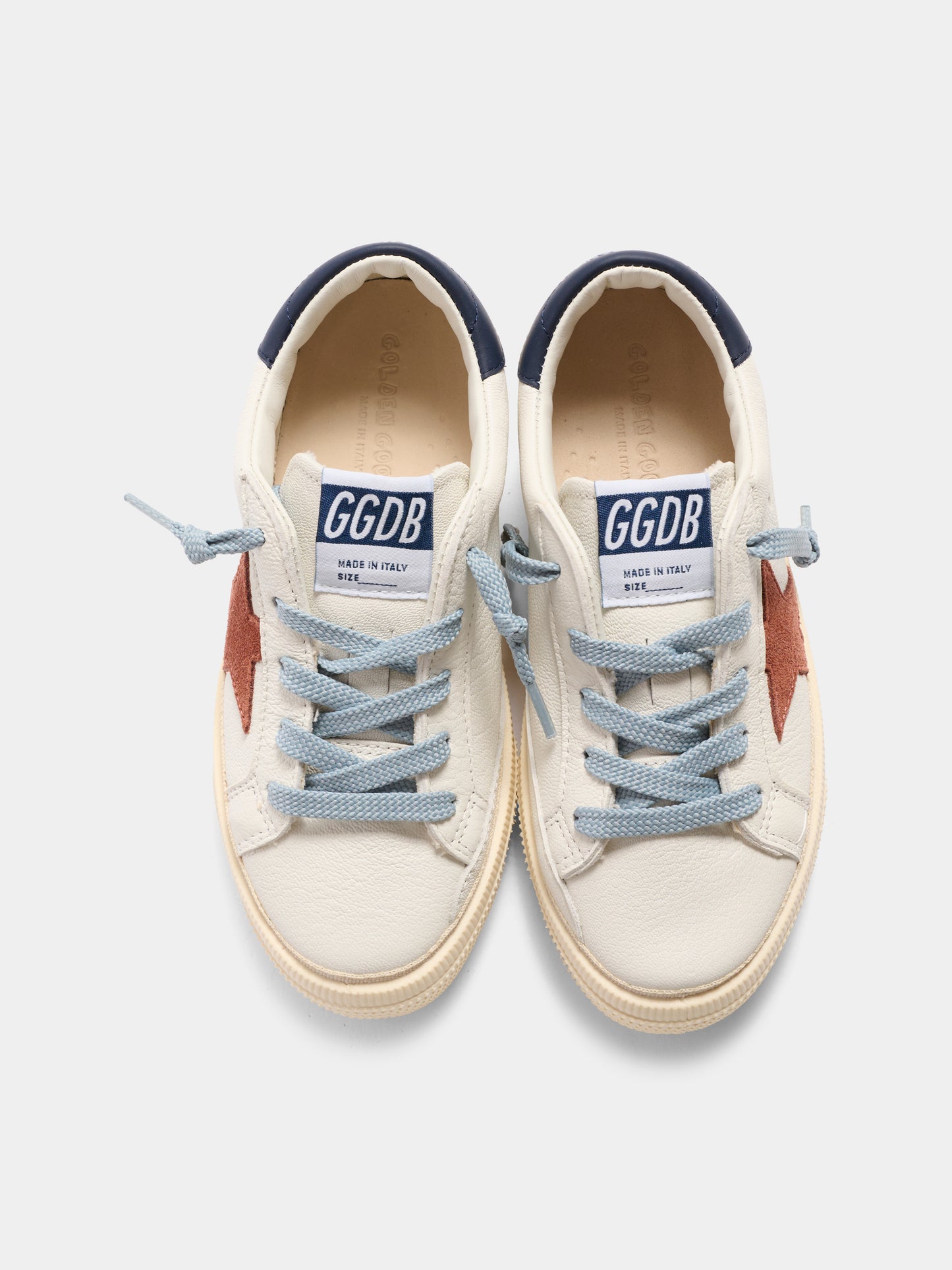 Sneakers May multicolor per bambino con stella,Golden Goose,GYF01033 F008061 10575