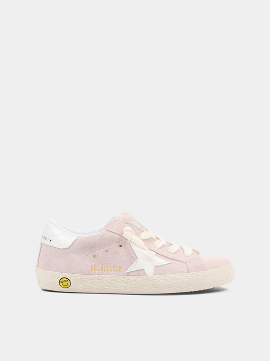 Sneakers Super Star rosa per bambina con stella,Golden Goose,GYF01028 F008028 25667