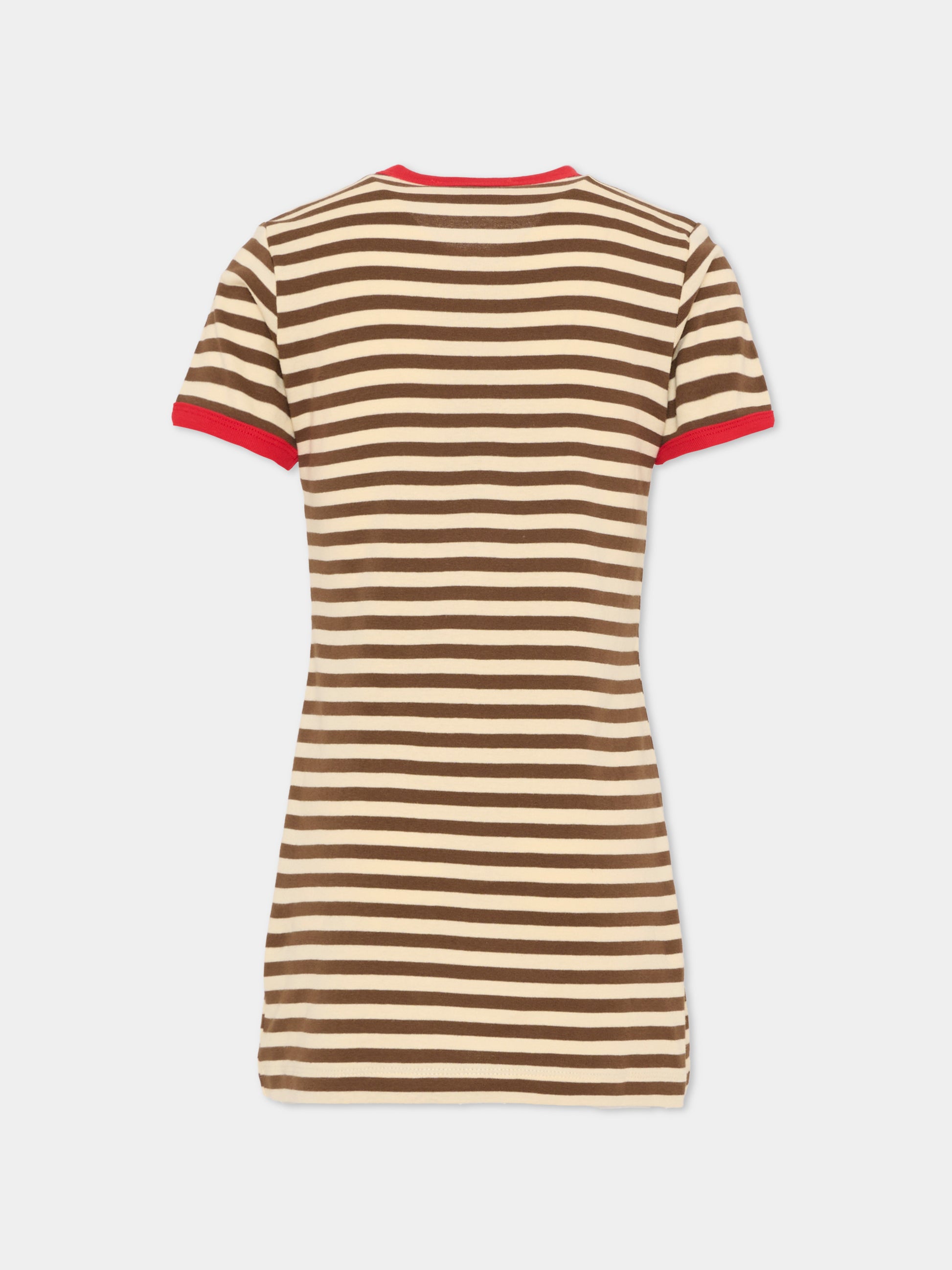 Vestito multicolor per bambina con logo,Max&co,MX0265 MX046 MX752