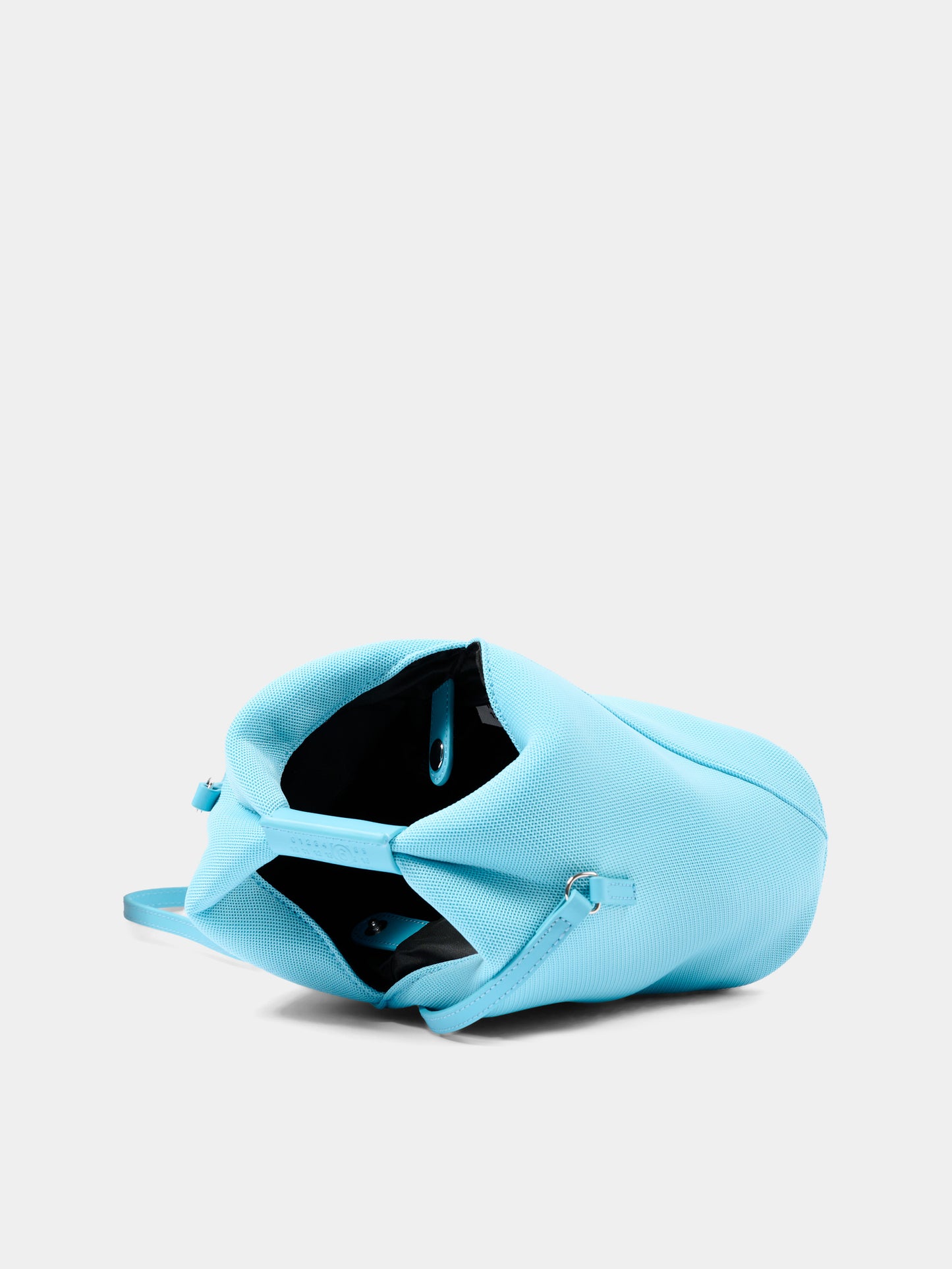 Borsa azzurra per bambina con logo,Mm6 Maison Margiela,M60921 P6414 T6299