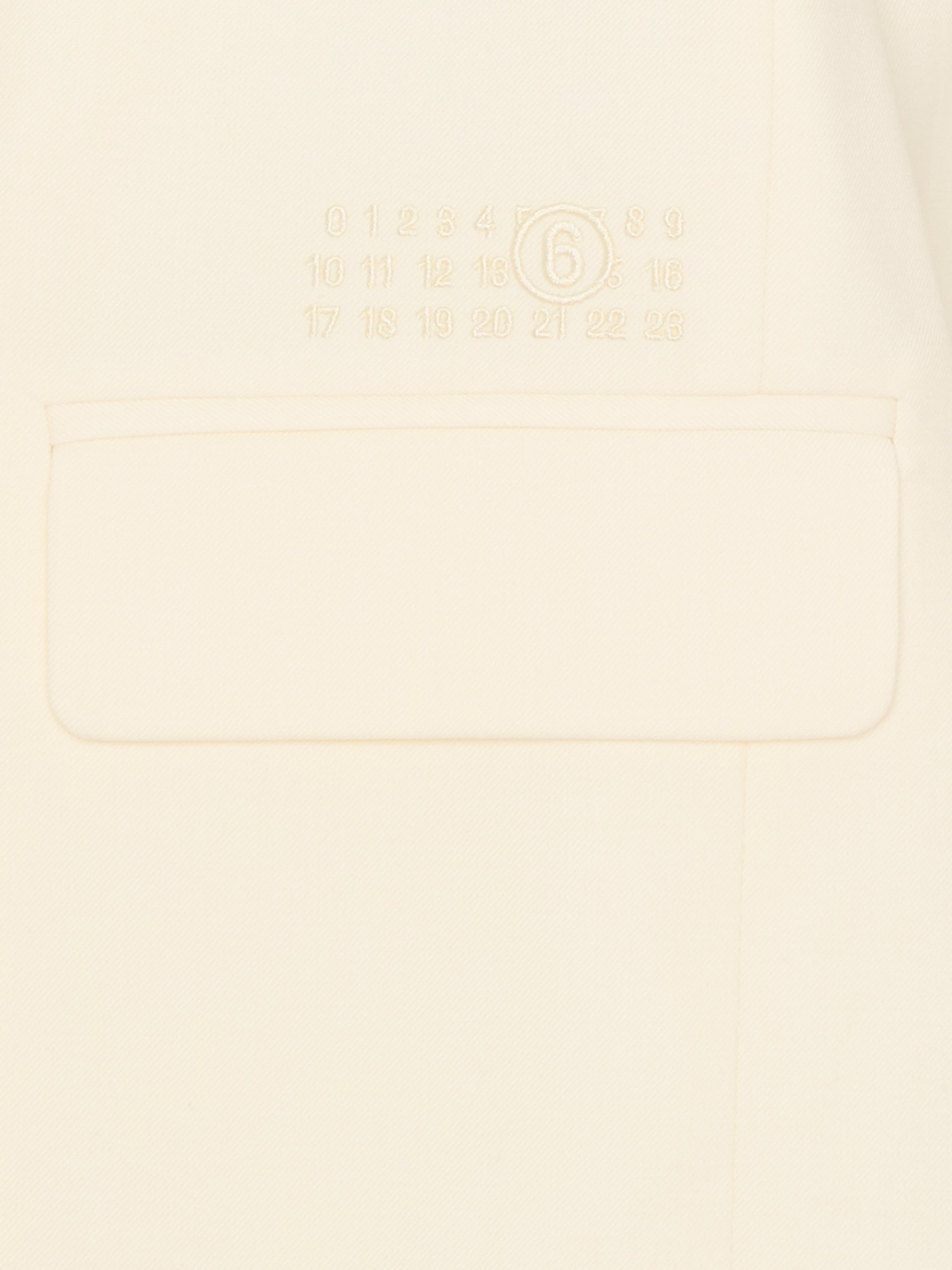 Gilet avorio per bambina con logo,Mm6 Maison Margiela,M60933 MM07G M6103