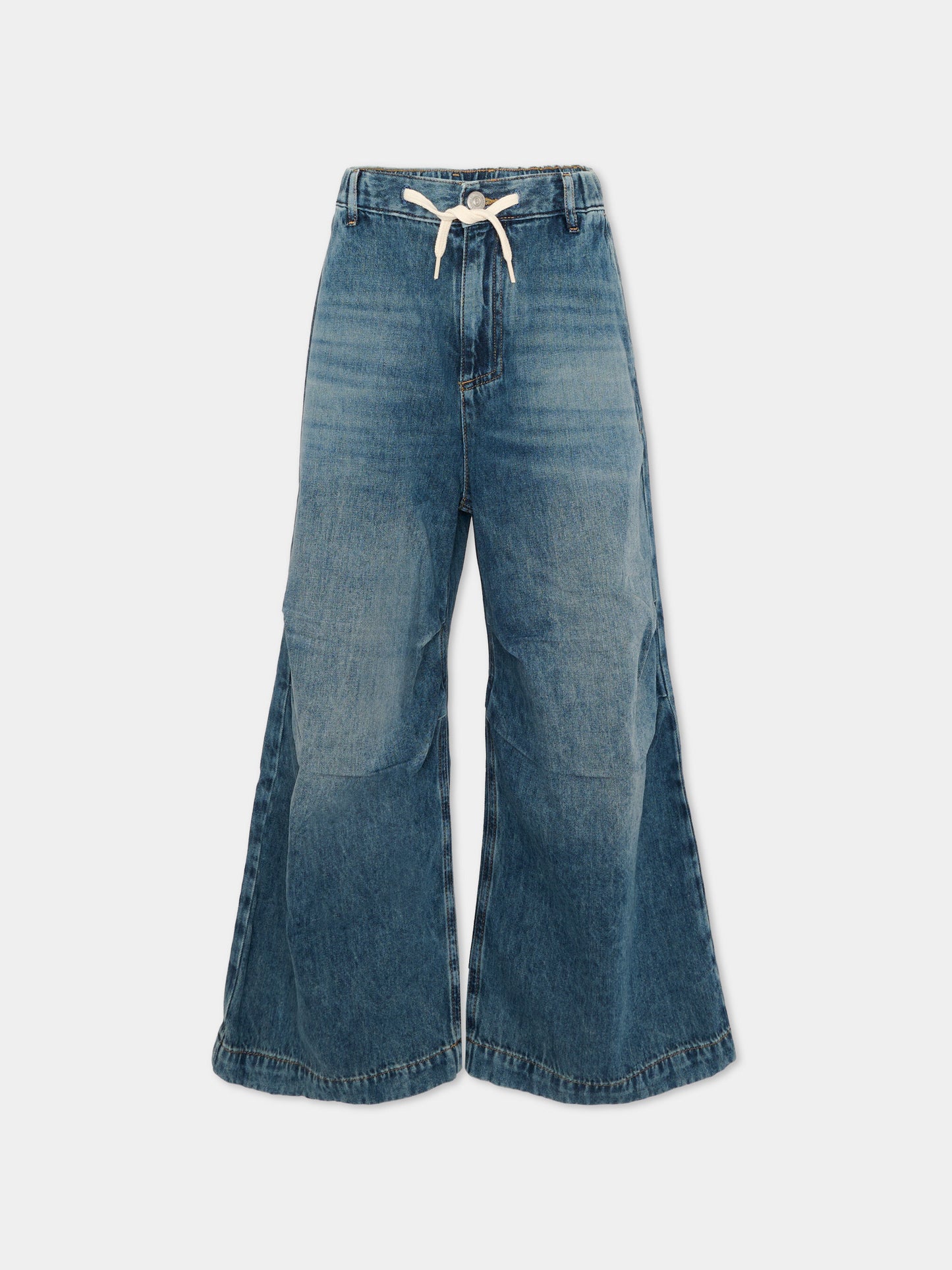 Jeans denim per bambino con logo,Mm6 Maison Margiela,M60970 MM07A M601