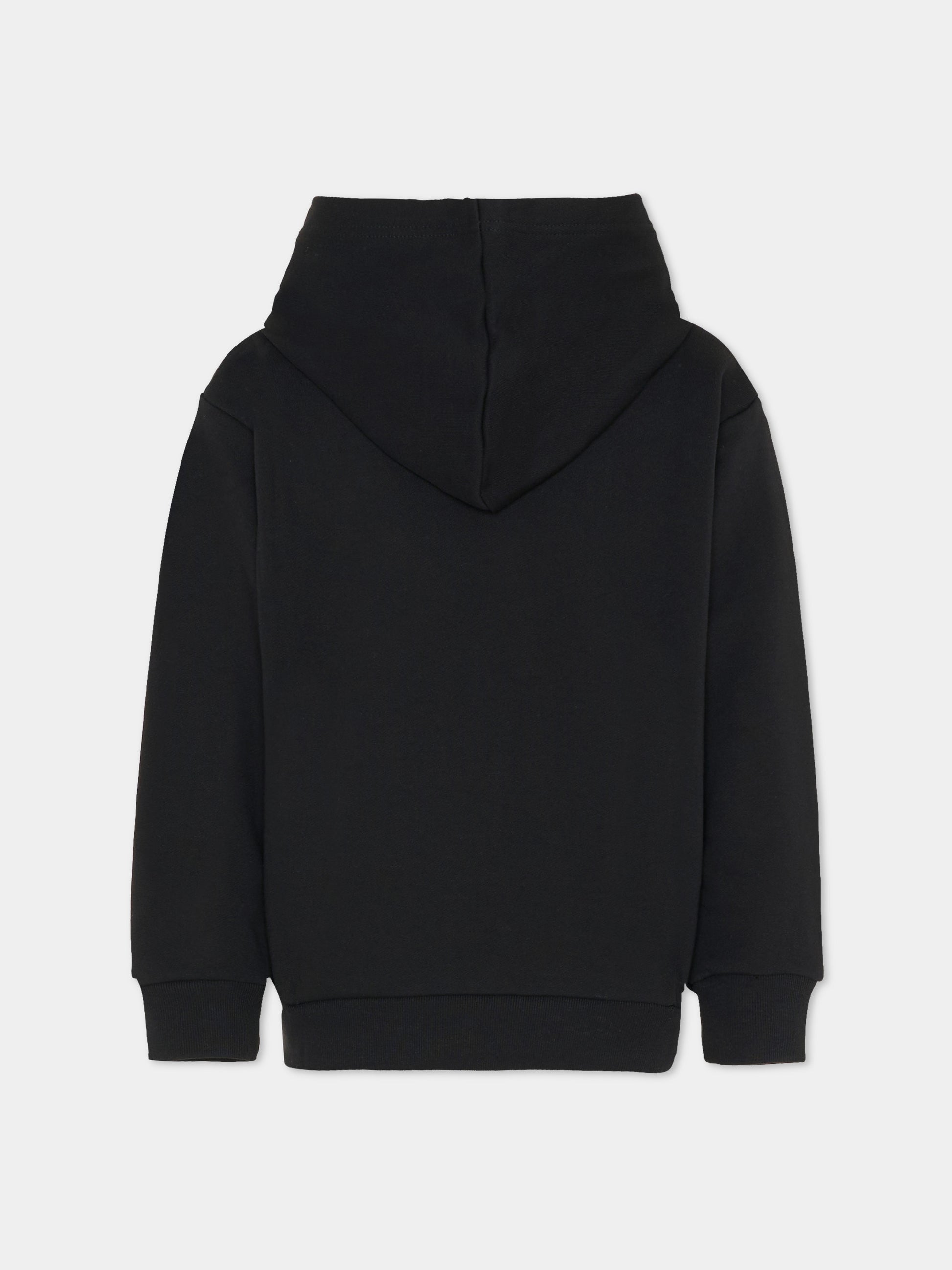 Felpa nera per bambini con logo,Marni Kids,M01266 M00V0 0M90E