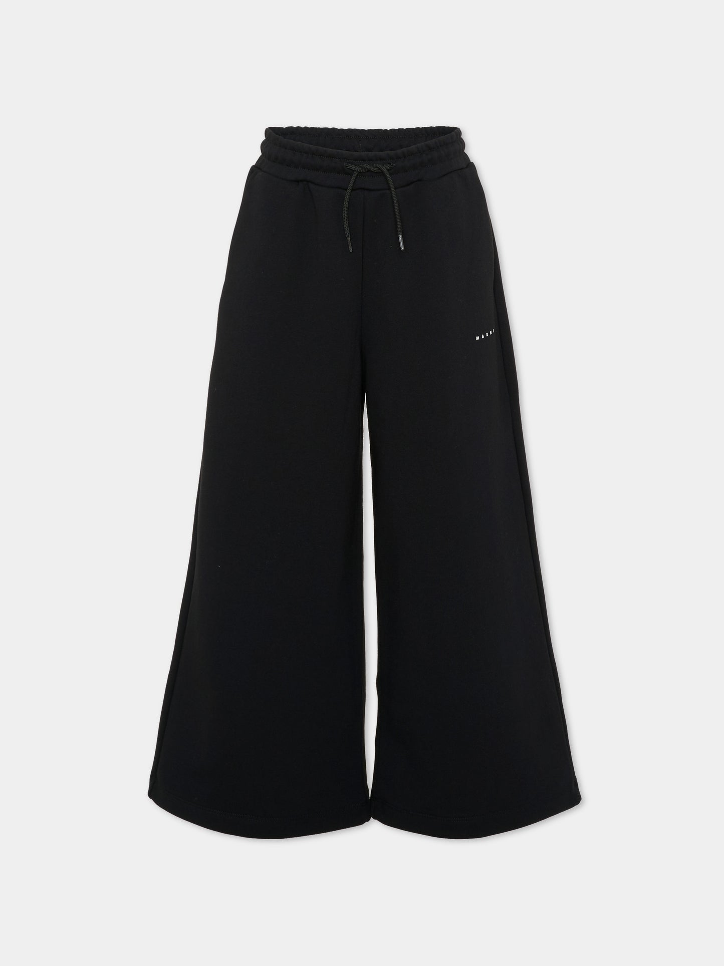 Pantaloni neri per bambini con logo,Marni Kids,M01432 M00V0 0M900