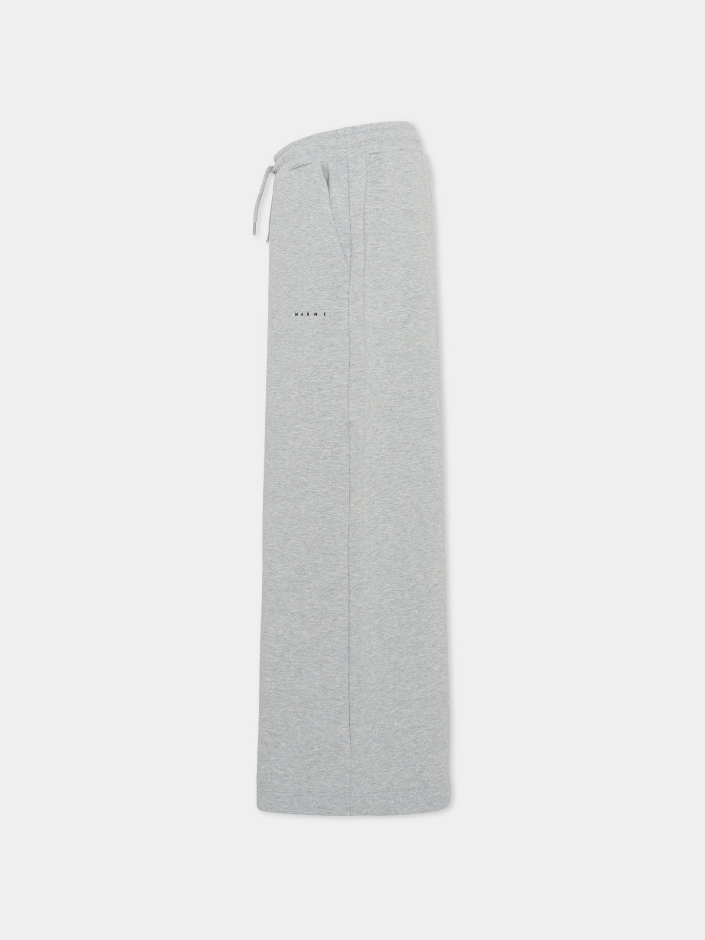 Pantaloni grigi per bambini con logo,Marni Kids,M01432 M00V0 0M903