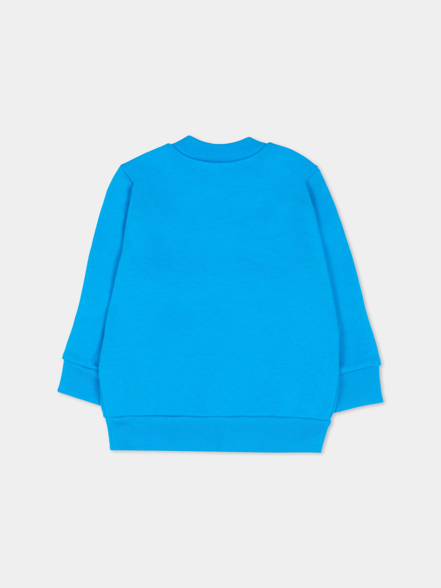 Felpa azzurra per neonato con logo,Marni Kids,M01531 M00V0 0M859