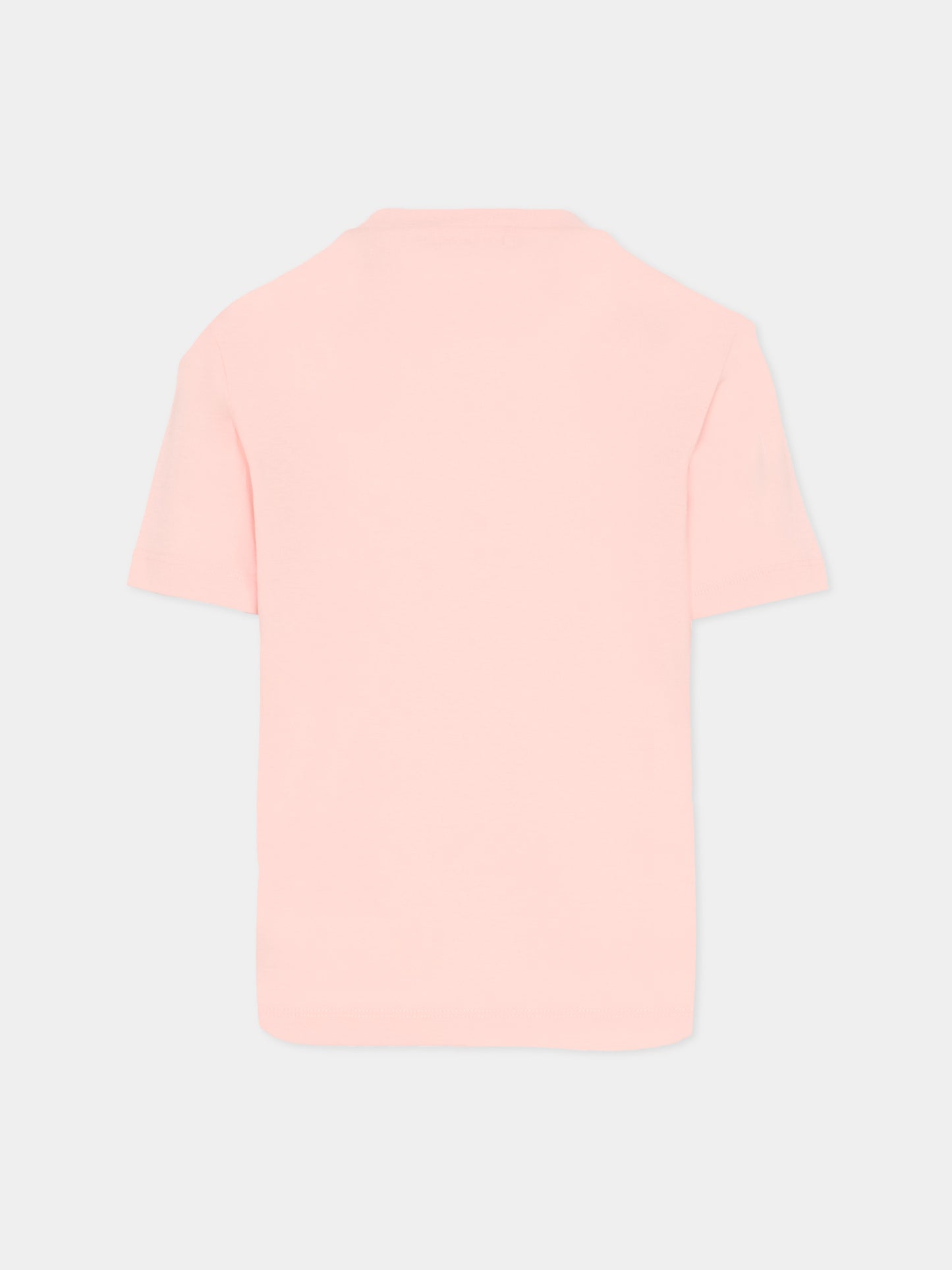 T-shirt rosa per bambina con logo,Marni Kids,M01601 M00RF 0M351