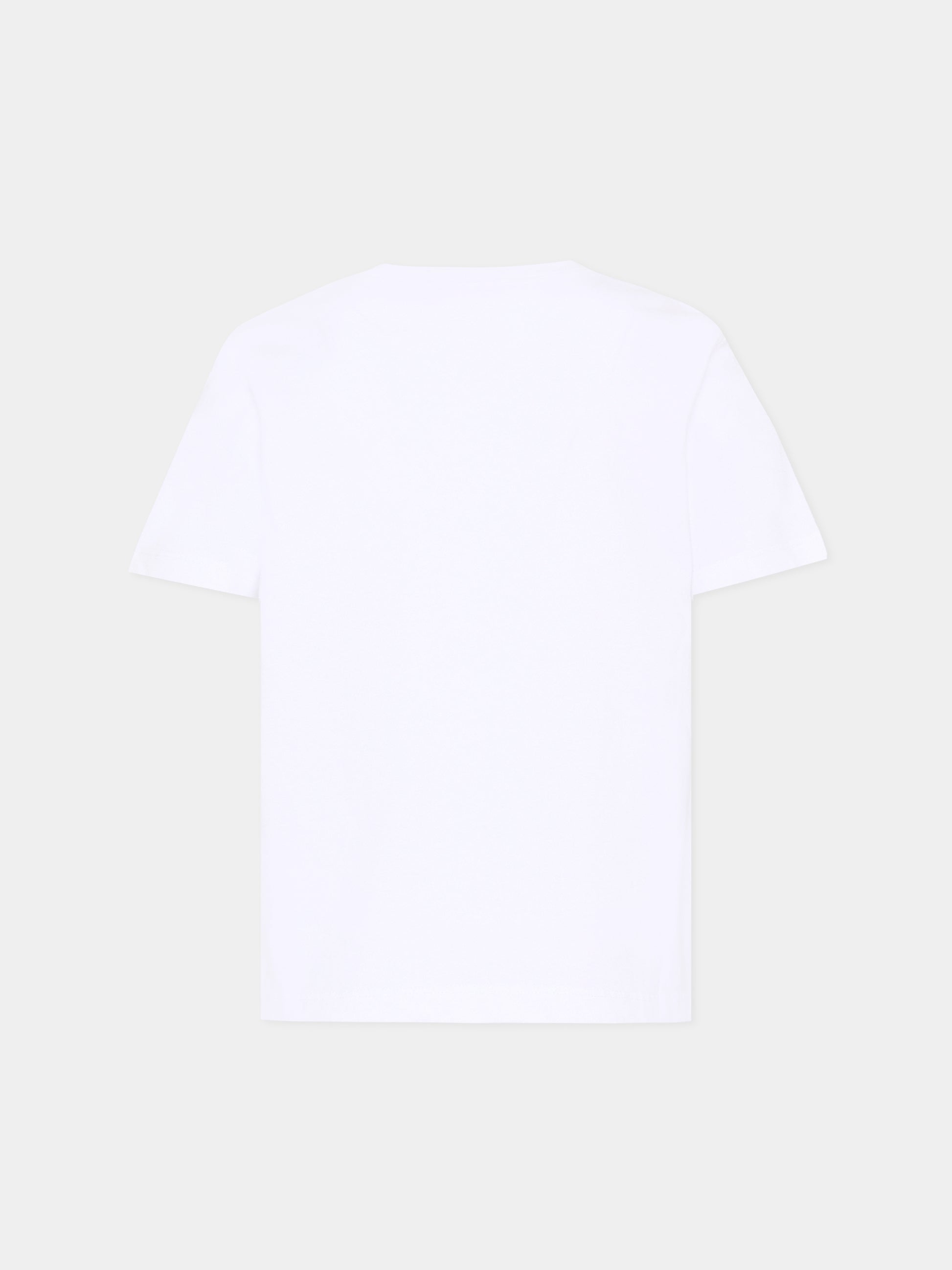 T-shirt bianca per bambina con fiore,Marni Kids,M01672 M00HZ 0M100