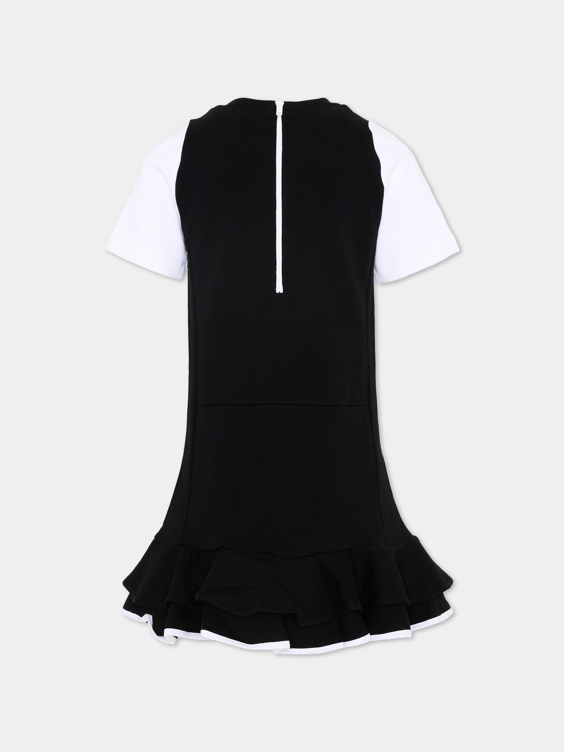 Vestito nero per bambina con logo,Marni Kids,M01673 M00V1 0M900