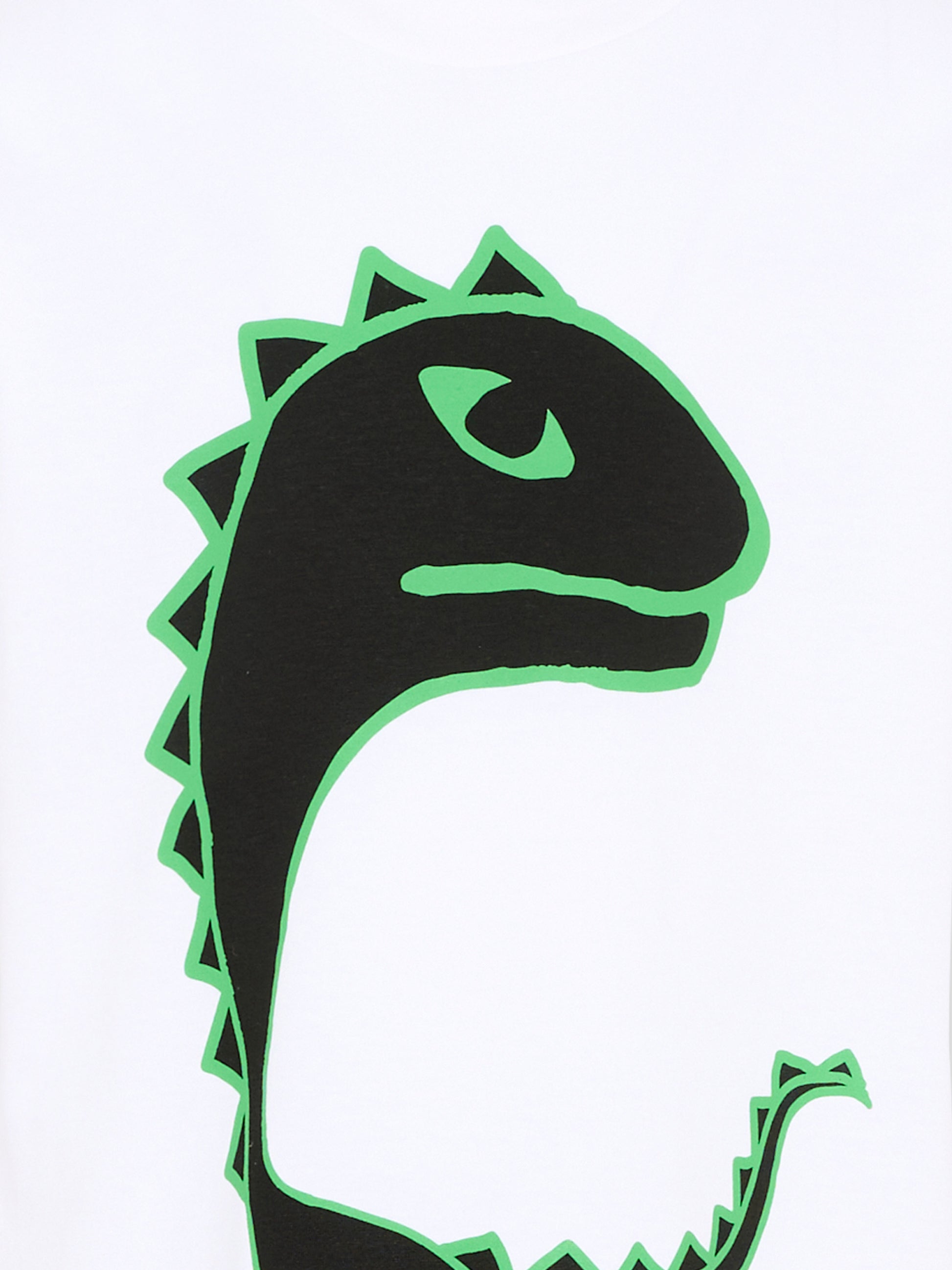 T-Shirt bianca per bambino con dinosauro,Marni Kids,M01712 M00L9 0M100