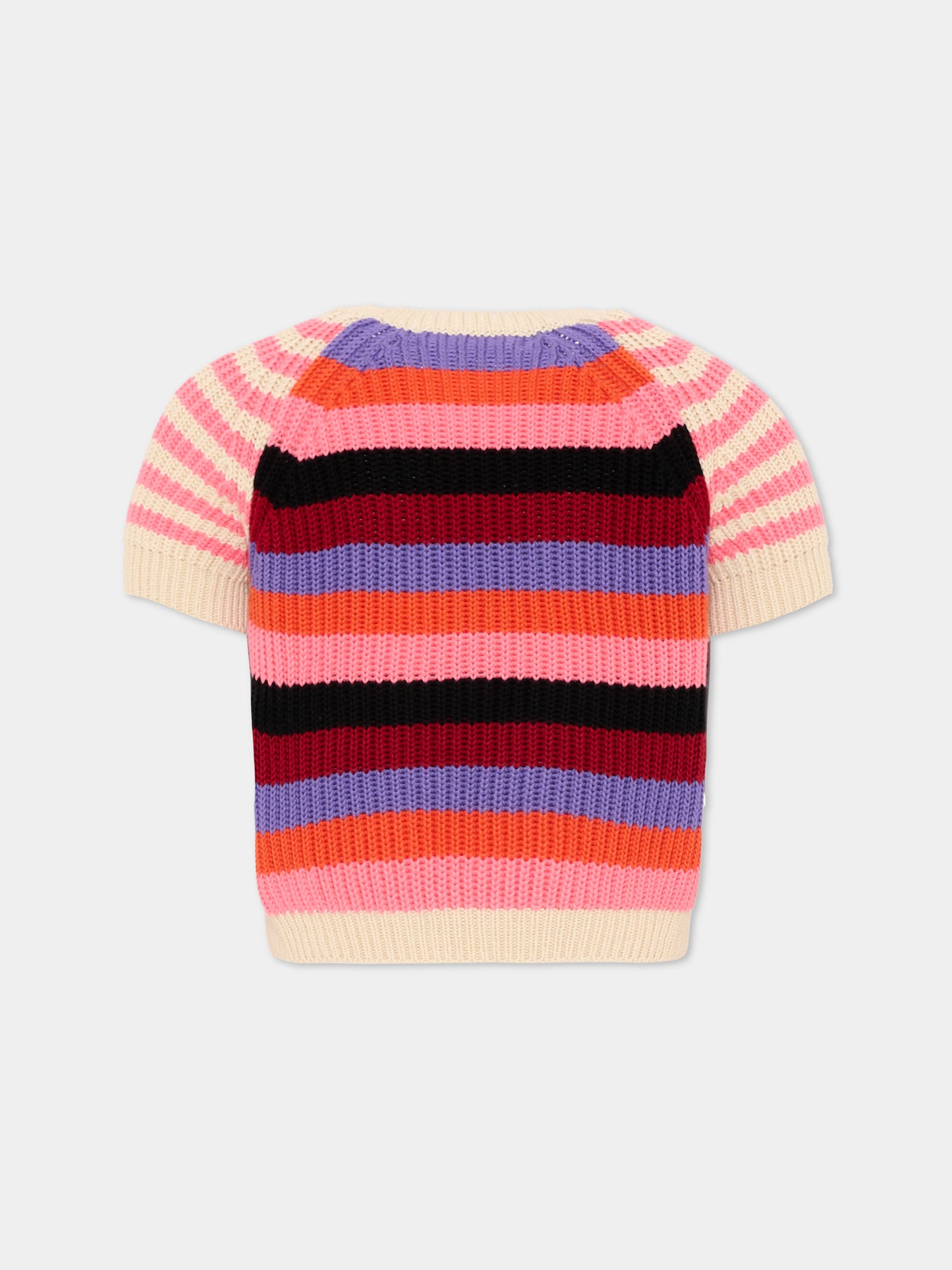 Top multicolor a righe per bambina,Marni Kids,M01739 M00X1 0MC77