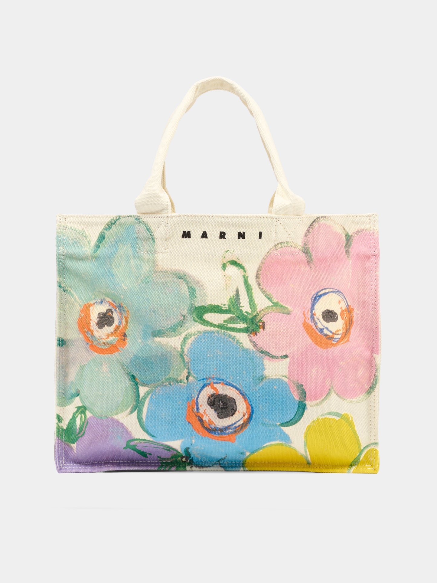 Borsa multicolor per bambina stampa floreale,Marni Kids,M01822 M00WP 0M115