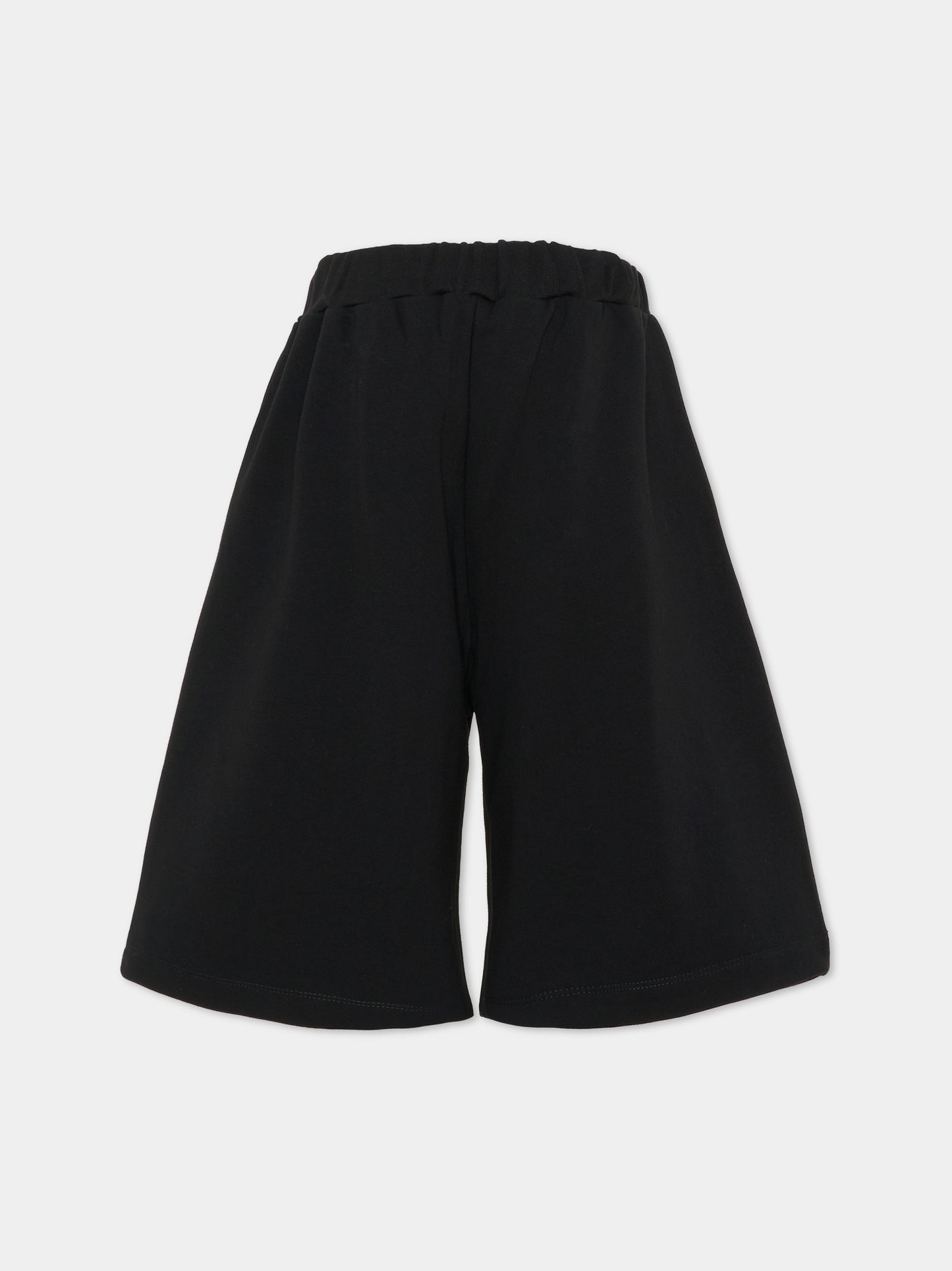 Shorts neri per bambini con logo,Marni Kids,M01823 M00V0 0M900