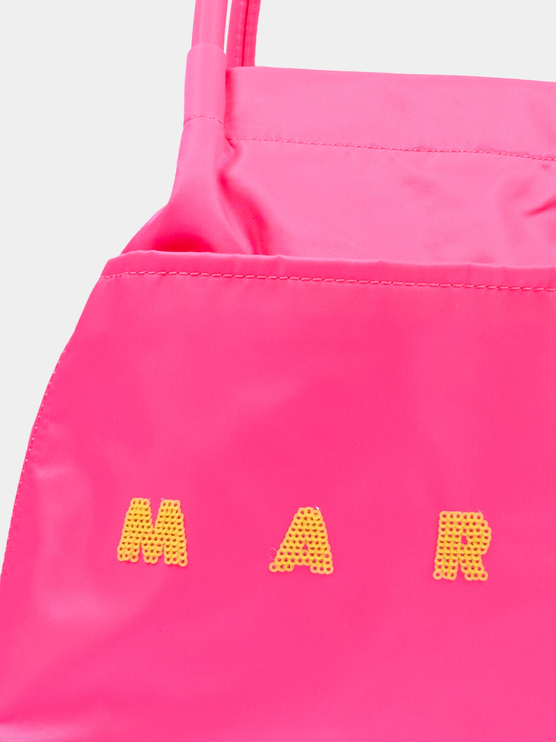 Borsa fucsia per bambina con logo,Marni Kids,M01829 M00WS 0M336