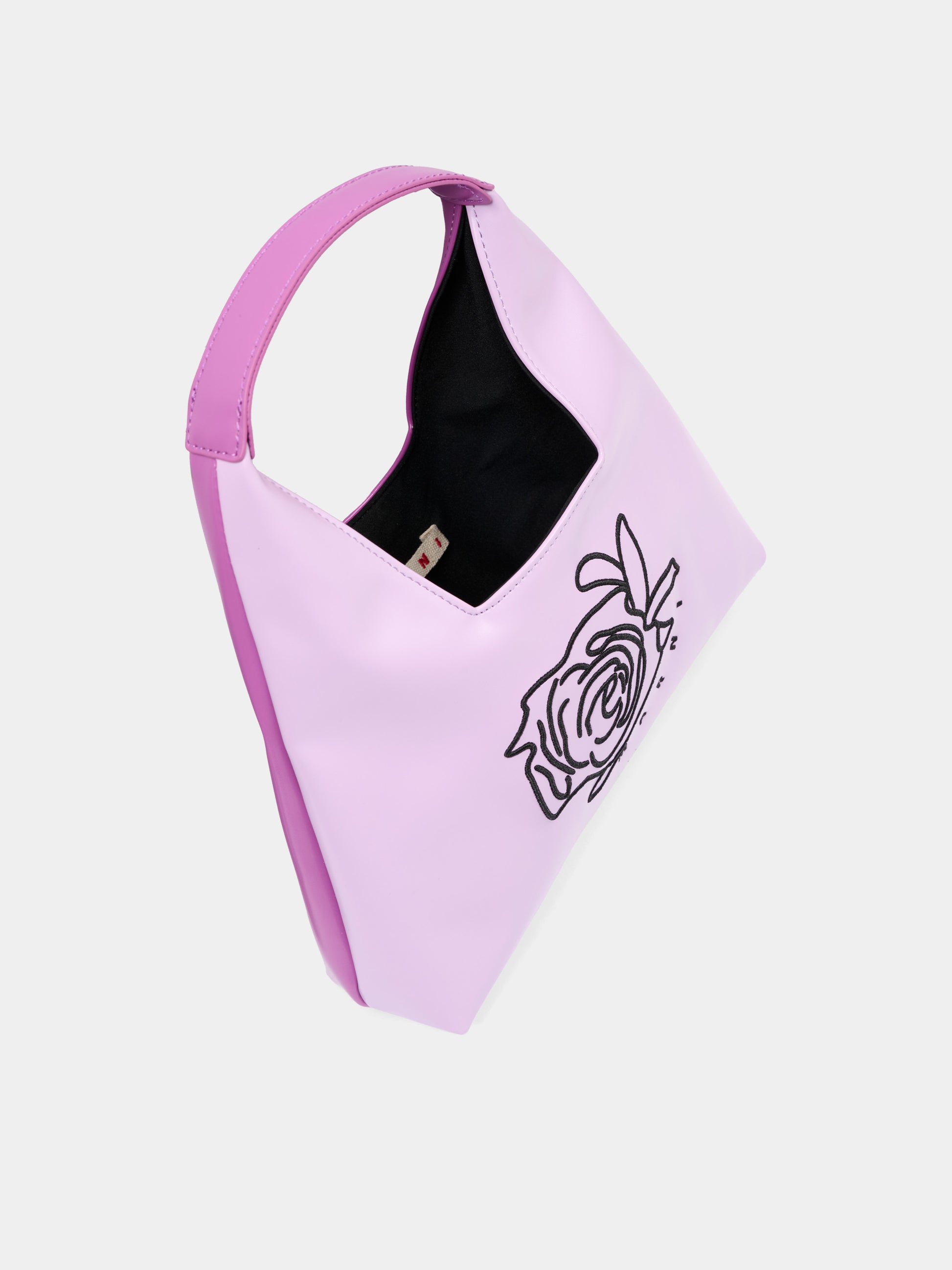 Borsa lilla per bambina con logo,Marni Kids,M01837 M00TK 0M612