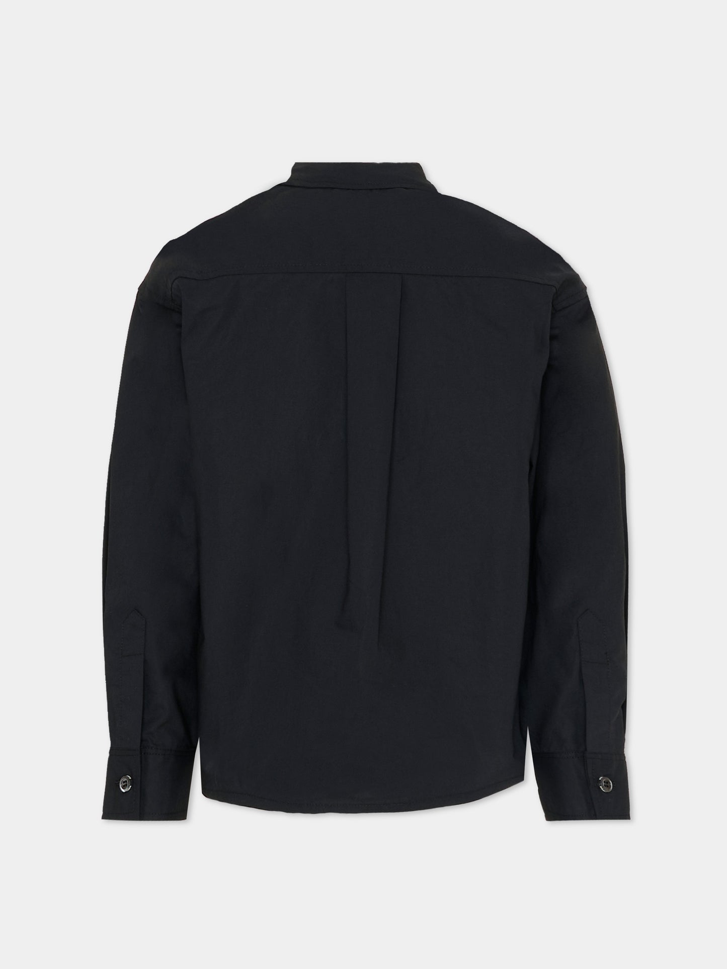 Camicia nera per bambino con logo,Dsquared2,DQ3225 D007D DQ900