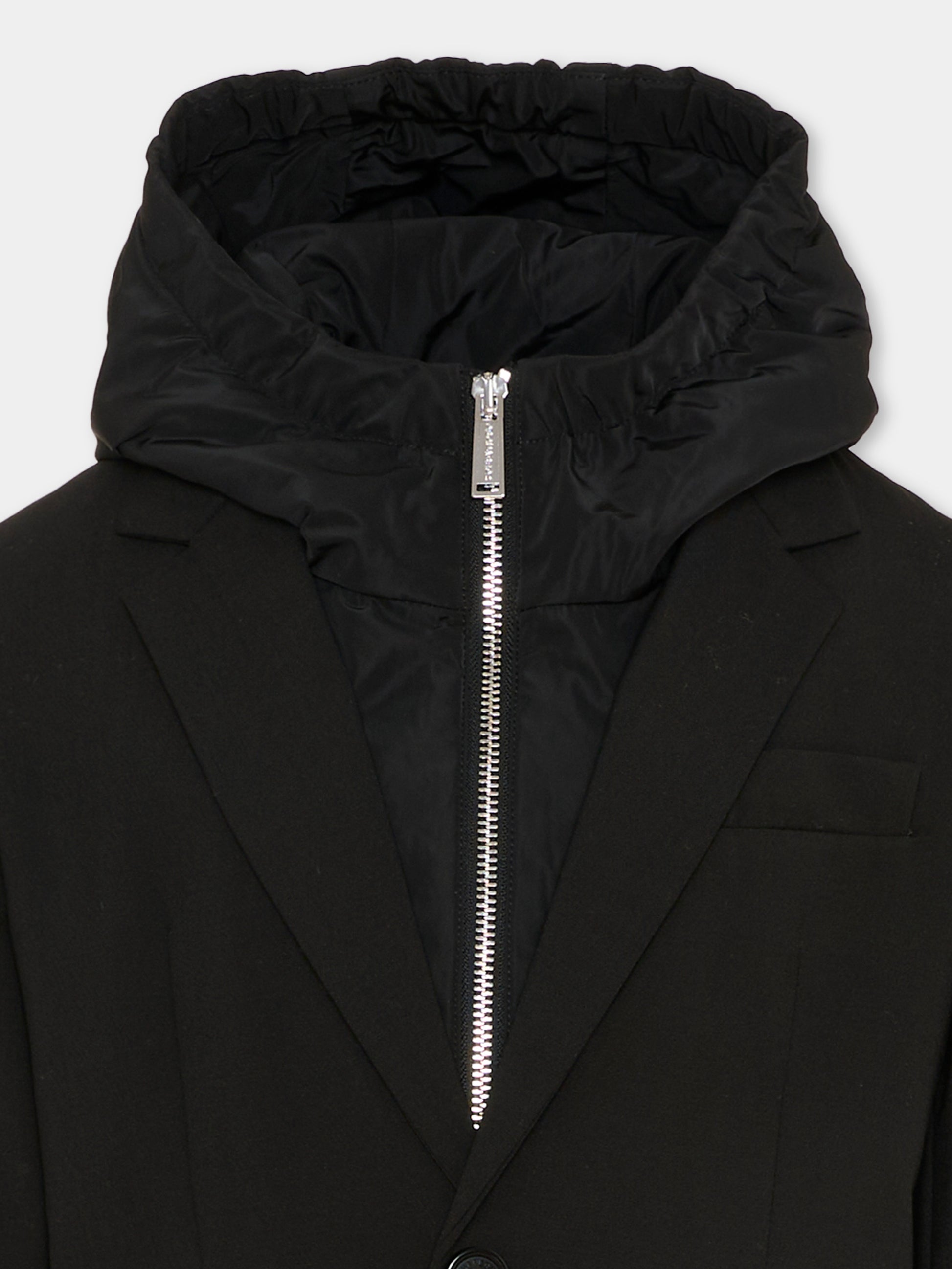 Giacca nera per bambino con logo,Dsquared2,DQ3233 D0AGV DQ900