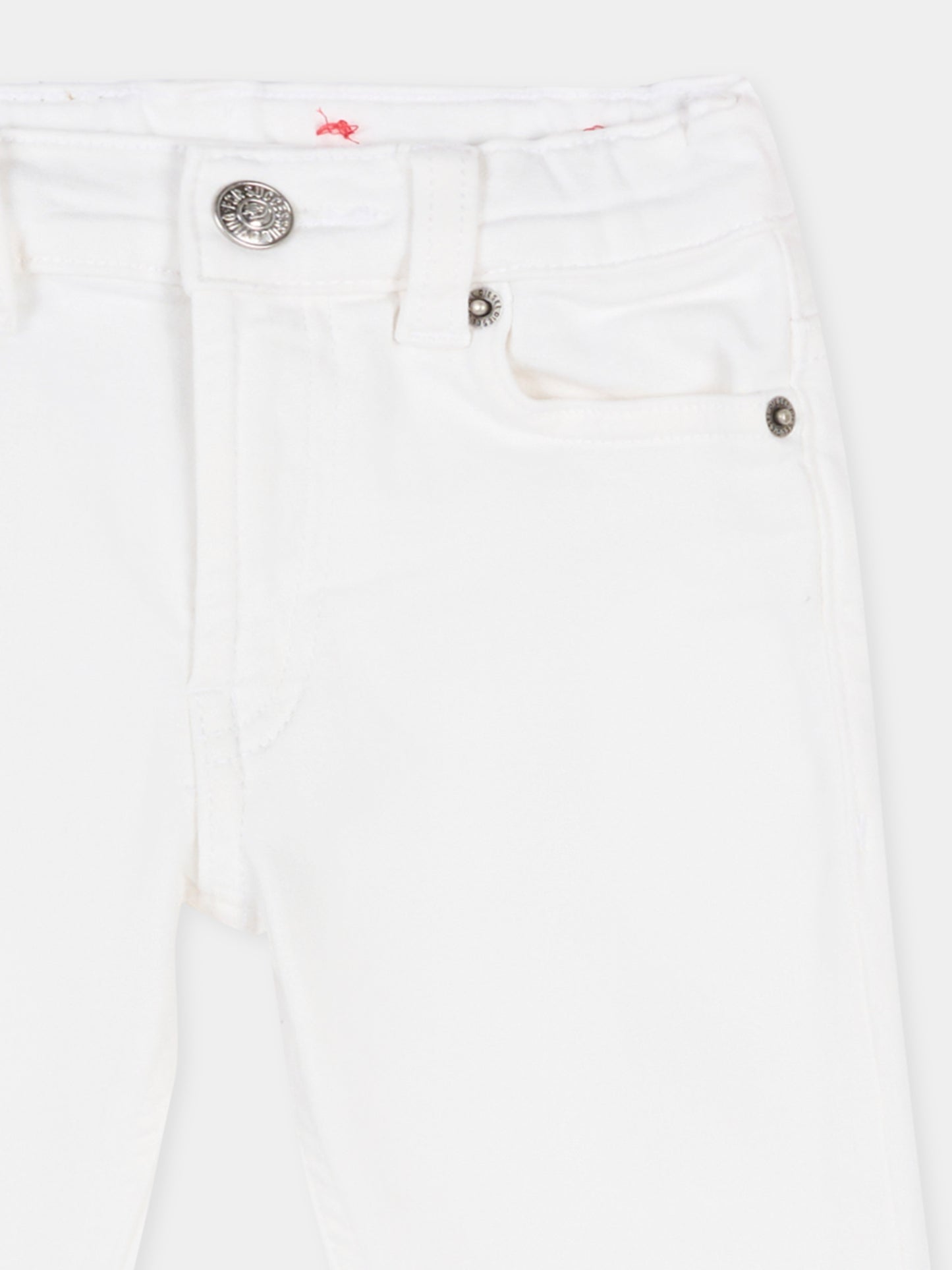 Jeans bianchi per neonati con logo,Diesel,K00312 KXBR6 K100