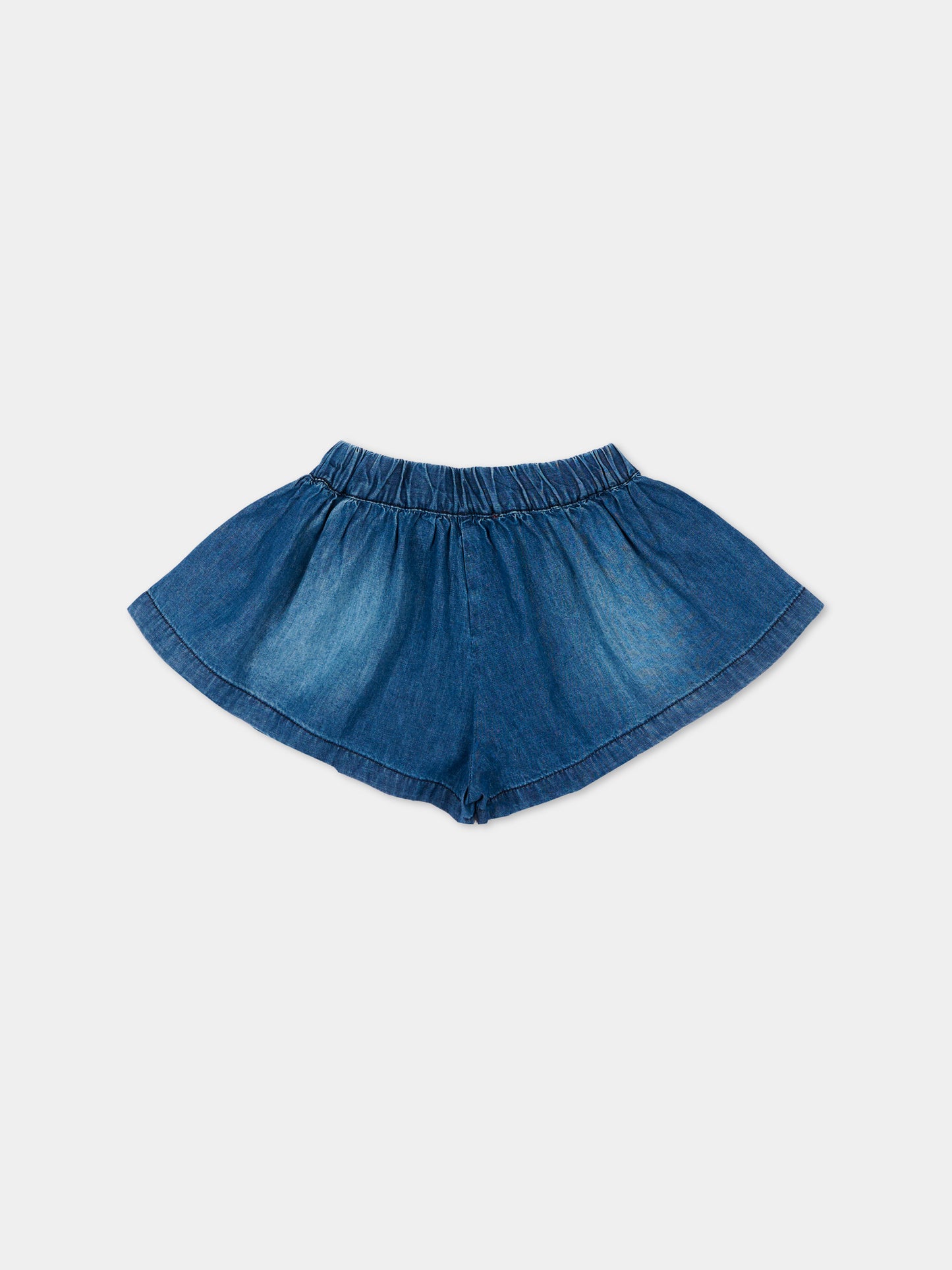 Shorts denim per neonata con cuore,Diesel,K00599 KXBRW K01