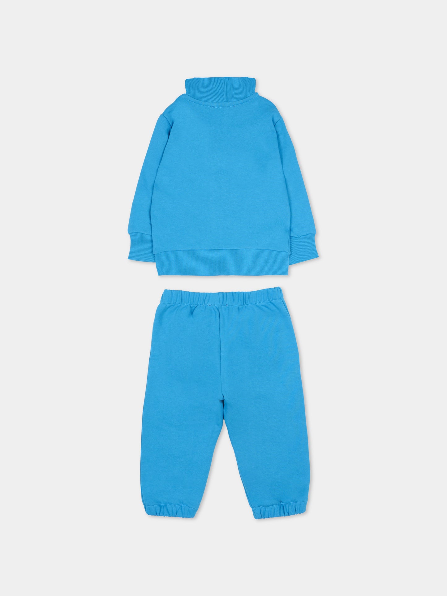 Completo azzurro per neonati con logo,Diesel,K00804 KYAVF K824