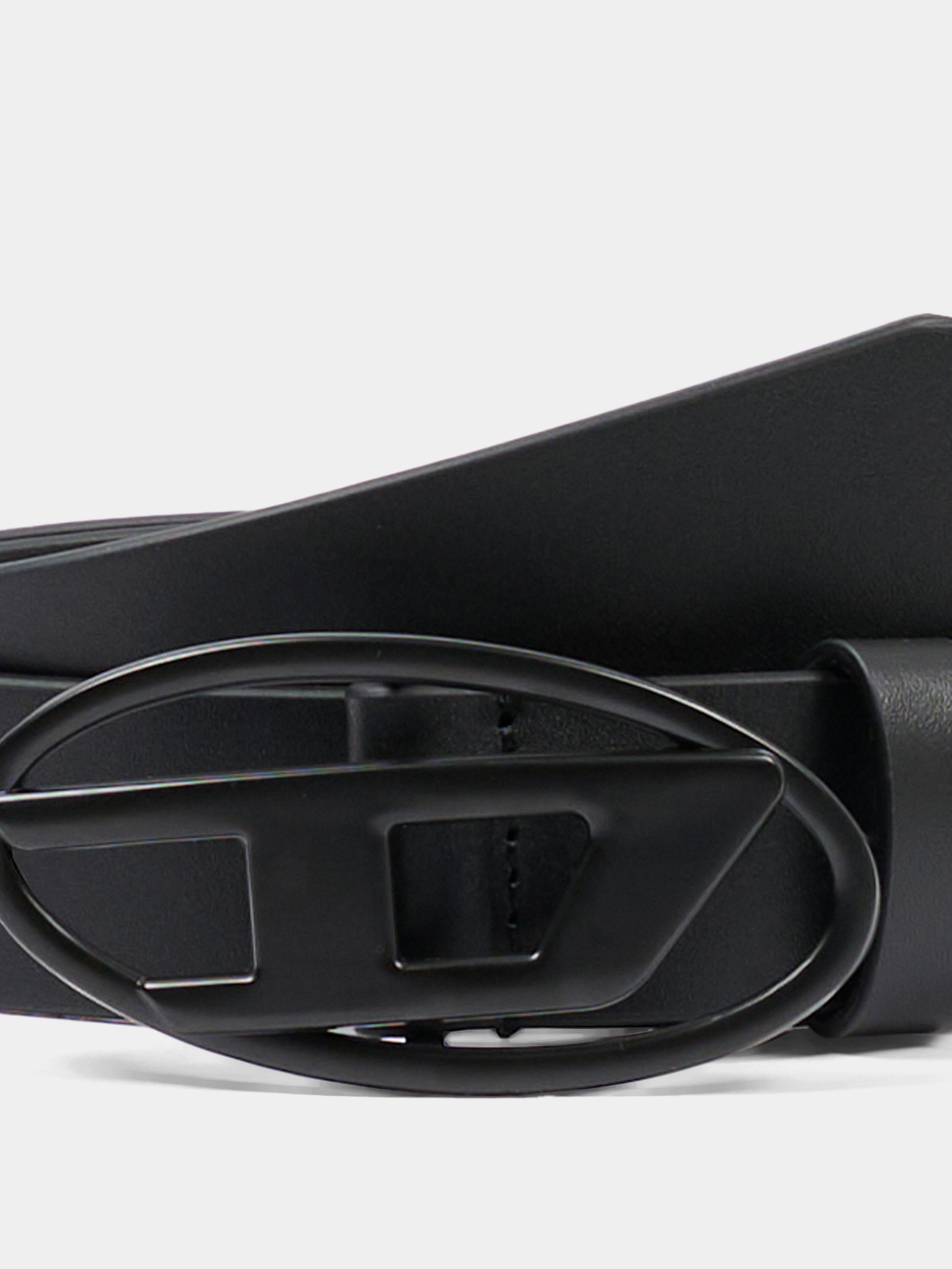 Cintura nera per bambini con logo,Diesel,J02595 KXBLR K900