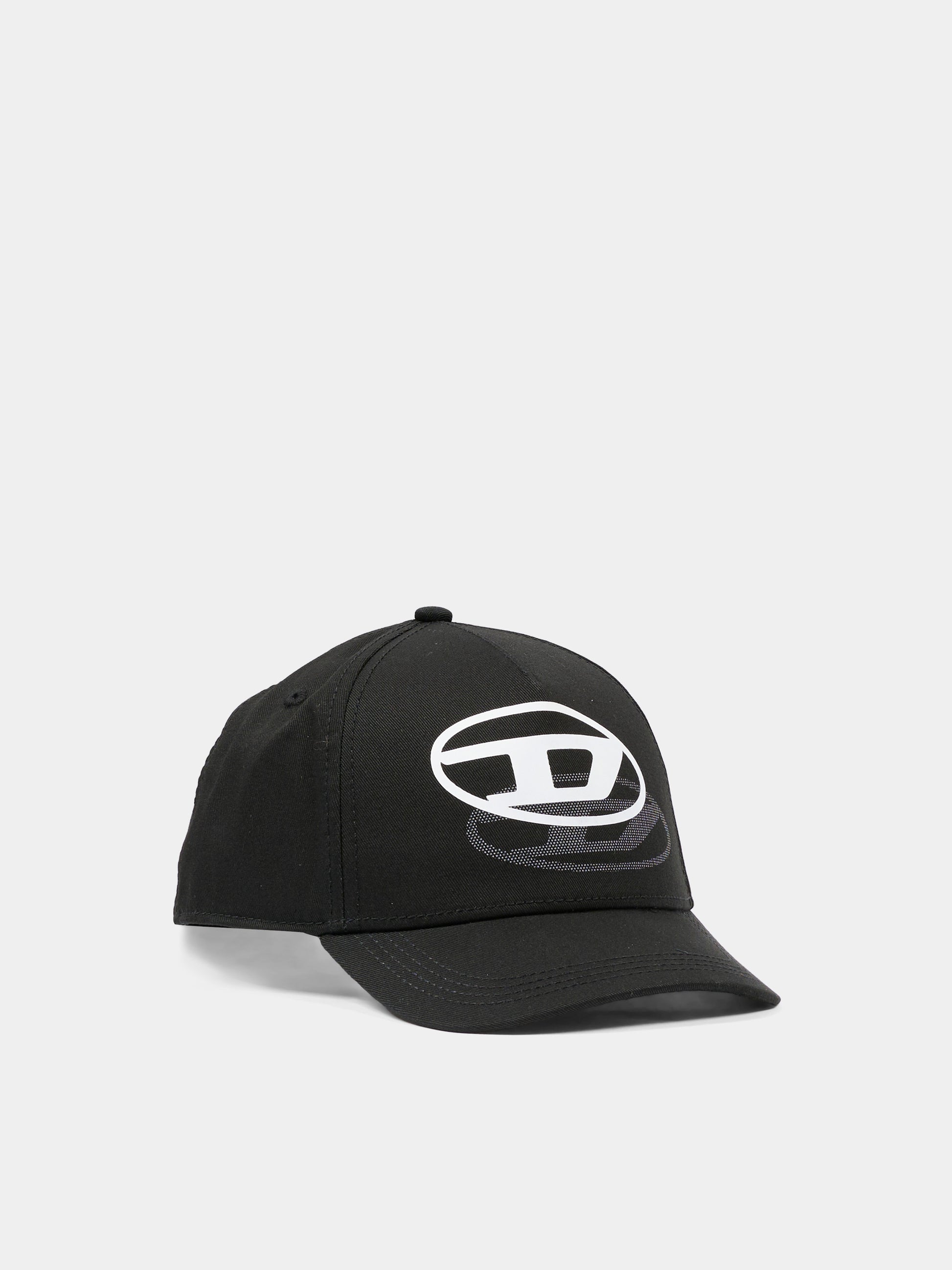 Cappello nero per bambino con logo,Diesel,J02708 KXA77 K900