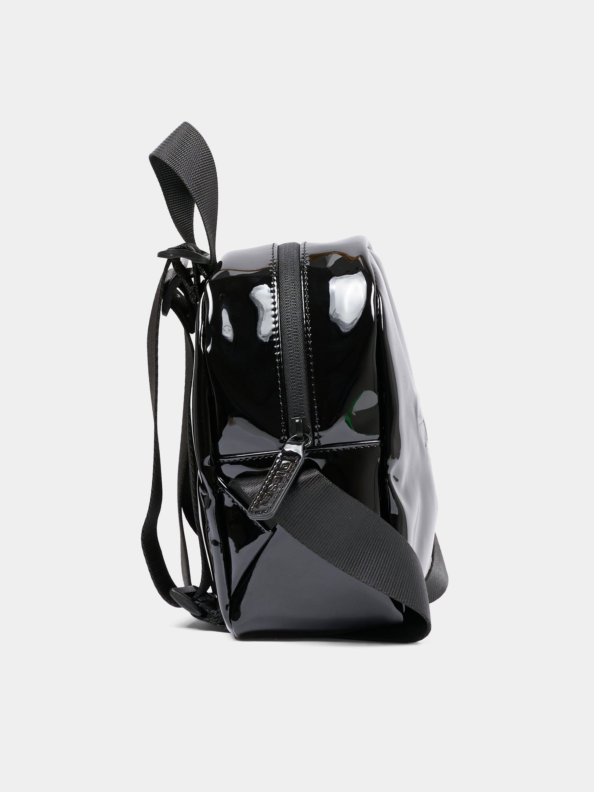 Zaino nero per bambina con logo,Diesel,J02751 KXBQ6 K900